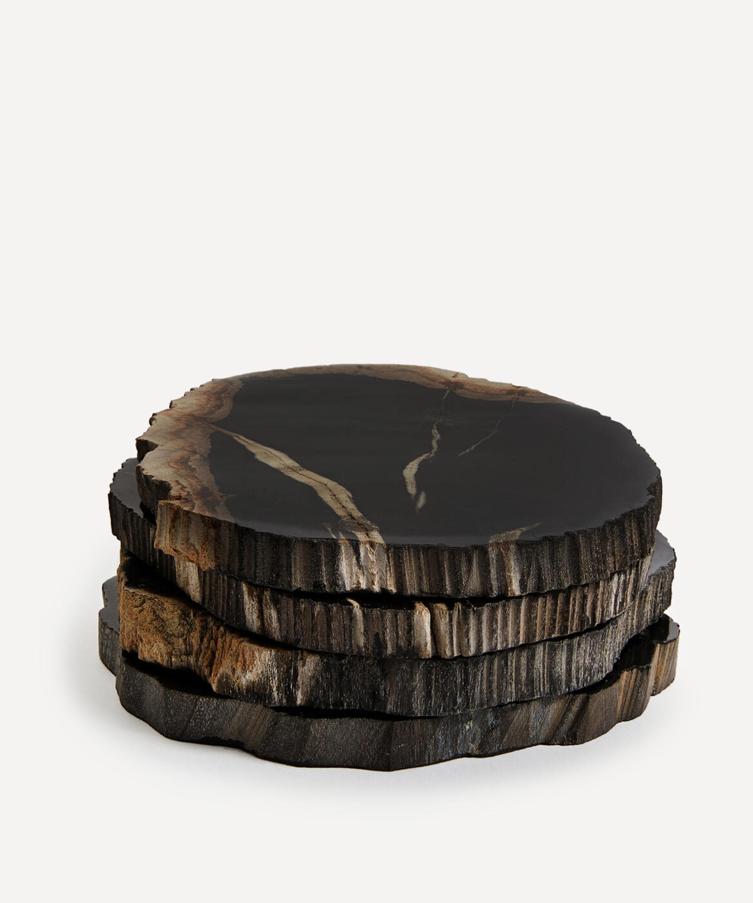 Soho Home Balfern Petrified Wood Coaster Set Of Four