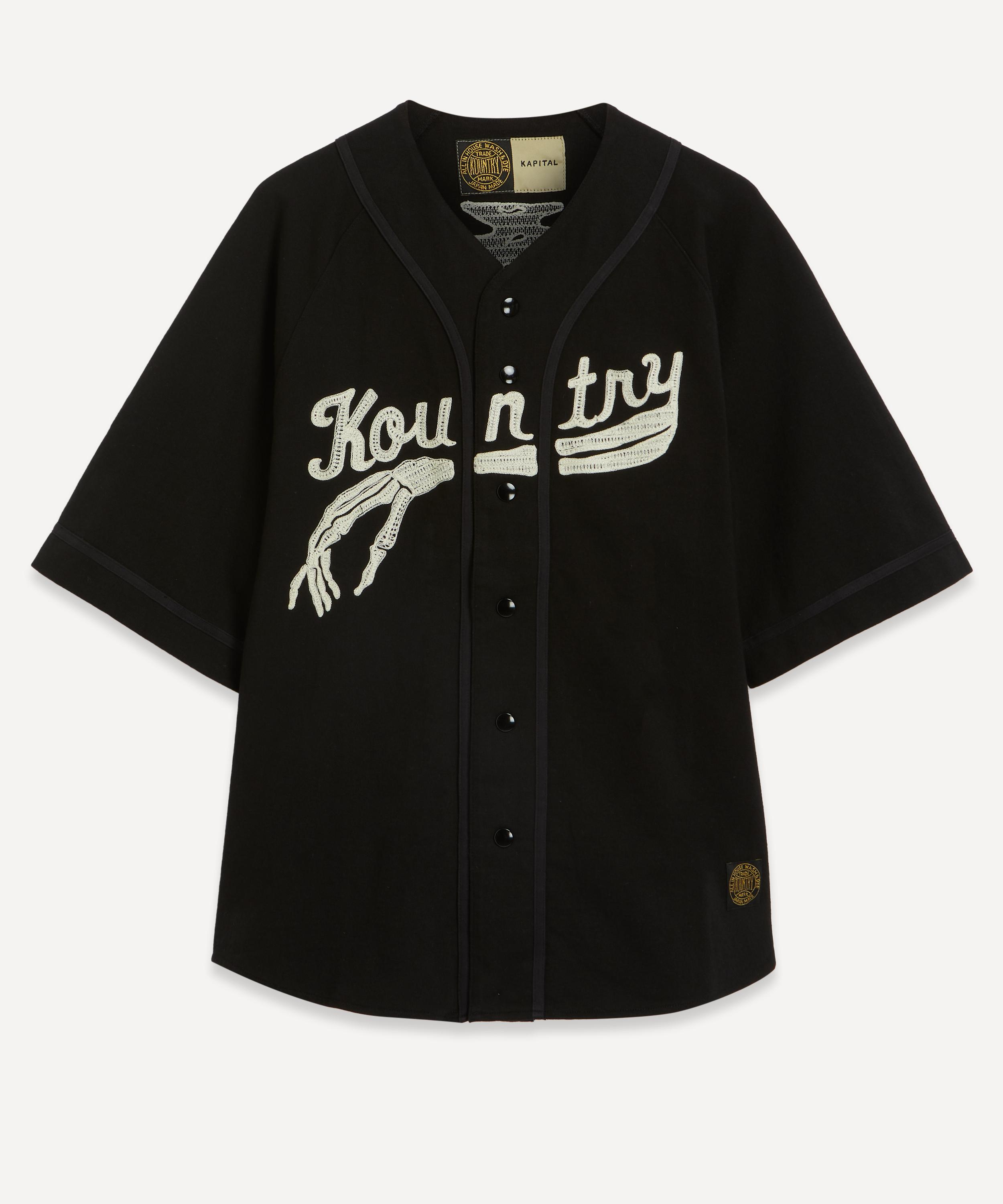 Shop Kapital Mens Bone Print Sports Top