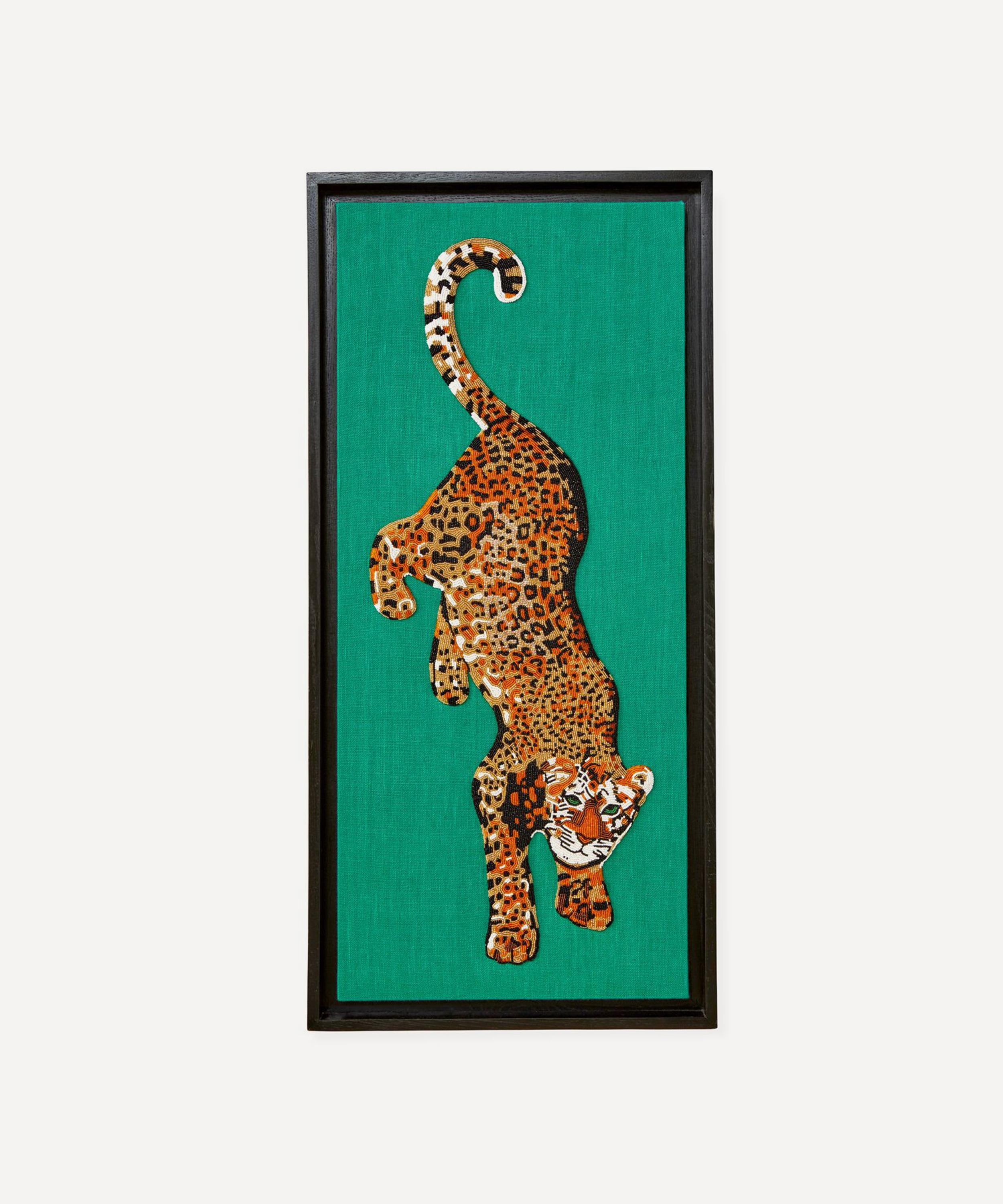 Jonathan Adler Leopard Beaded Wall Art