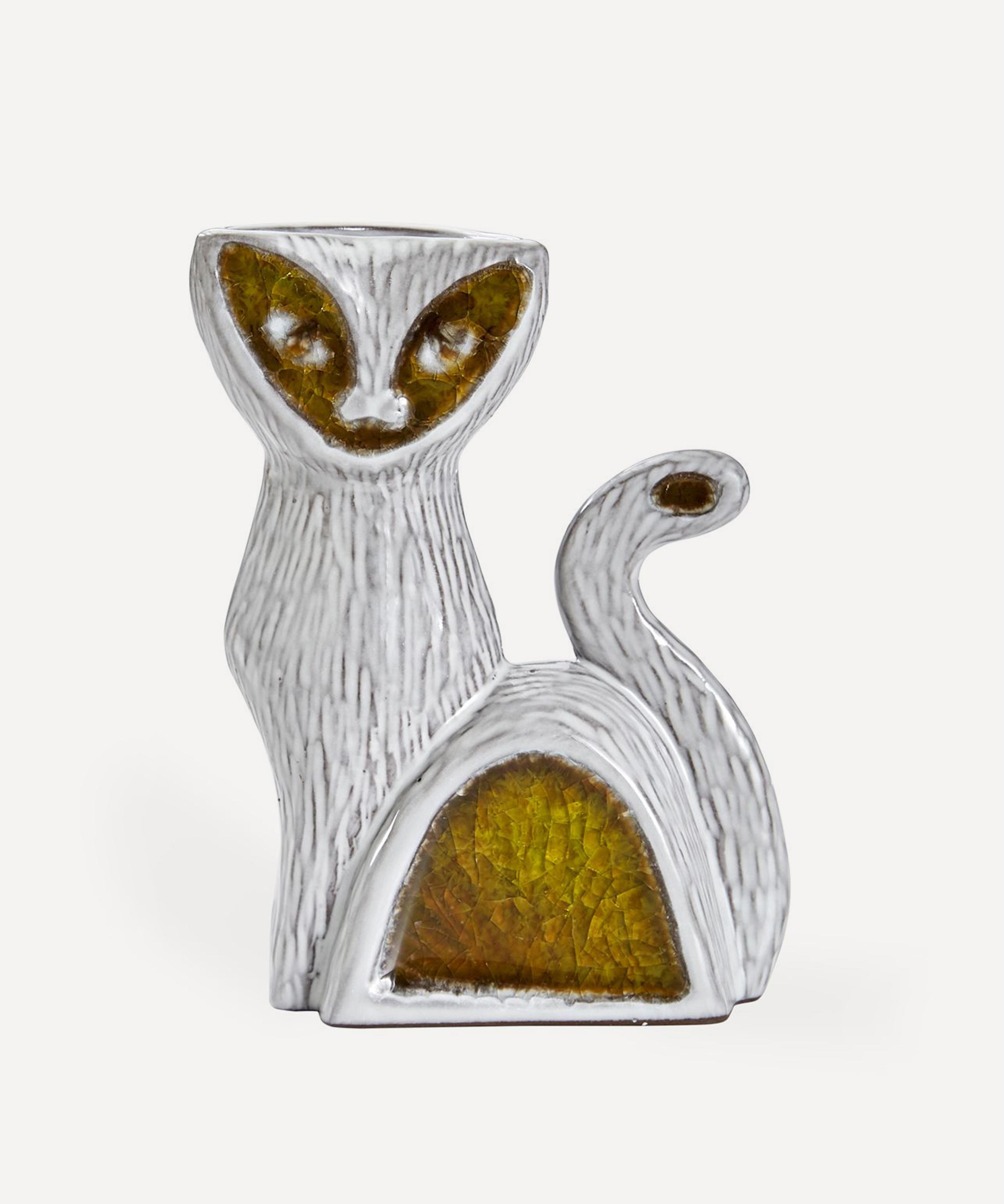 Jonathan Adler Glass Menagerie Cat Bud Vase