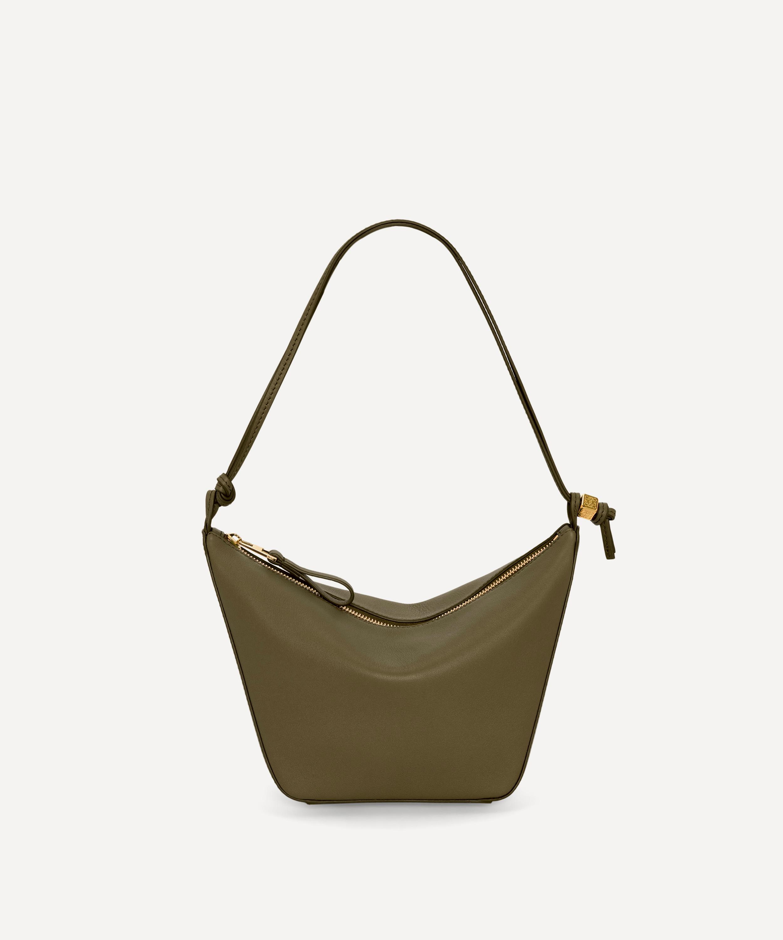 Loewe Mini Hammock Hobo Bag In Classic Calfskin