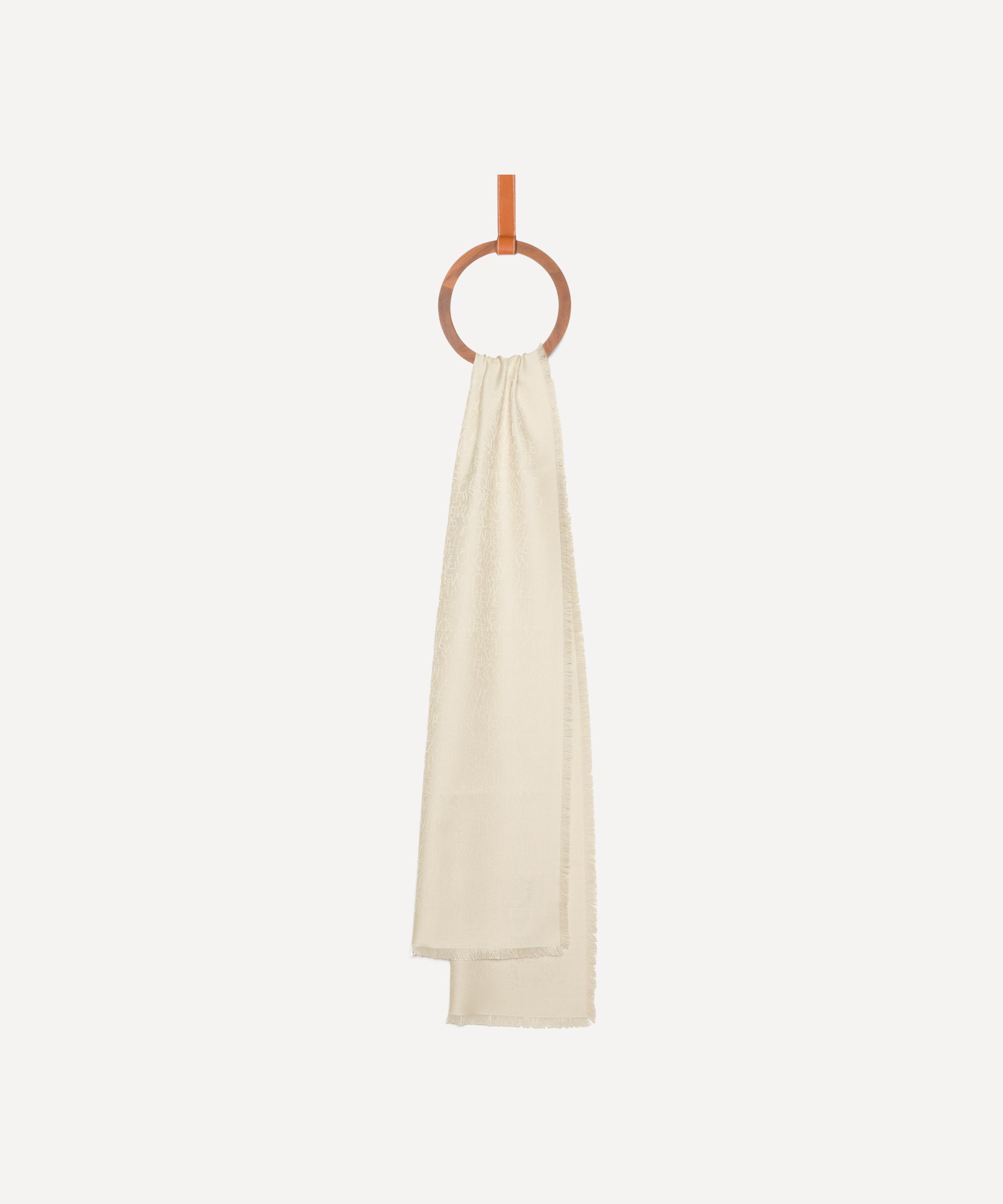 LOEWE LOEWE WOMEN'S SILK-WOOL SCARF 