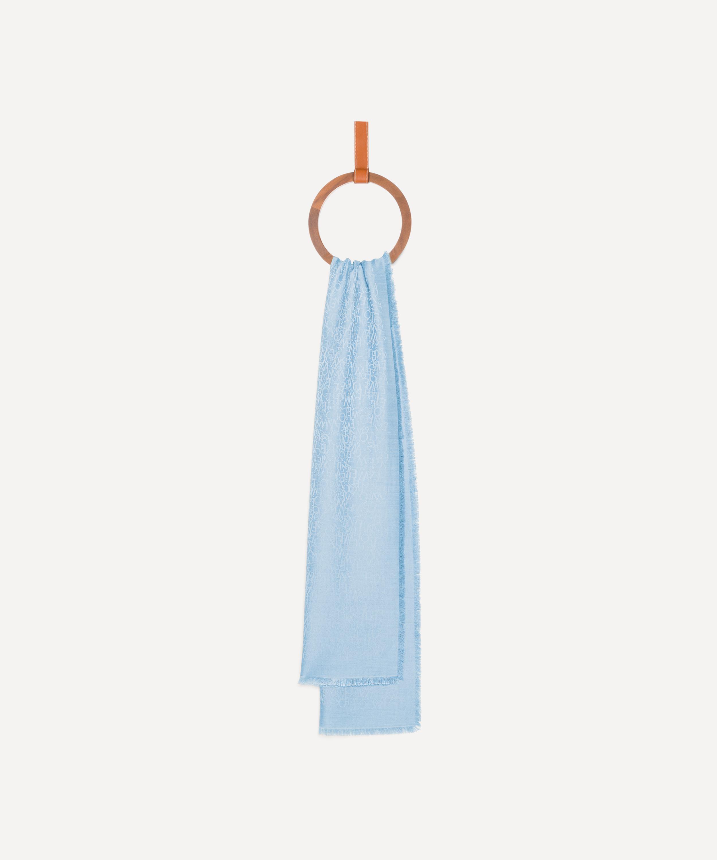 LOEWE LOEWE WOMEN'S SILK-WOOL SCARF 