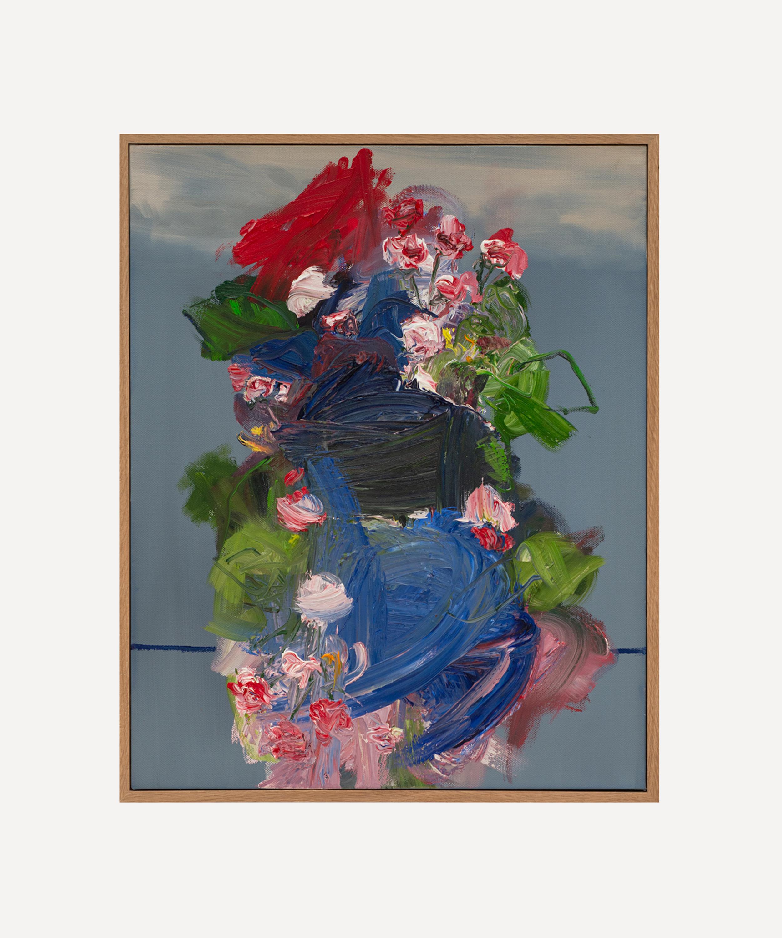 Shop Miranda Boulton Falling Blue Ii Original Framed Painting