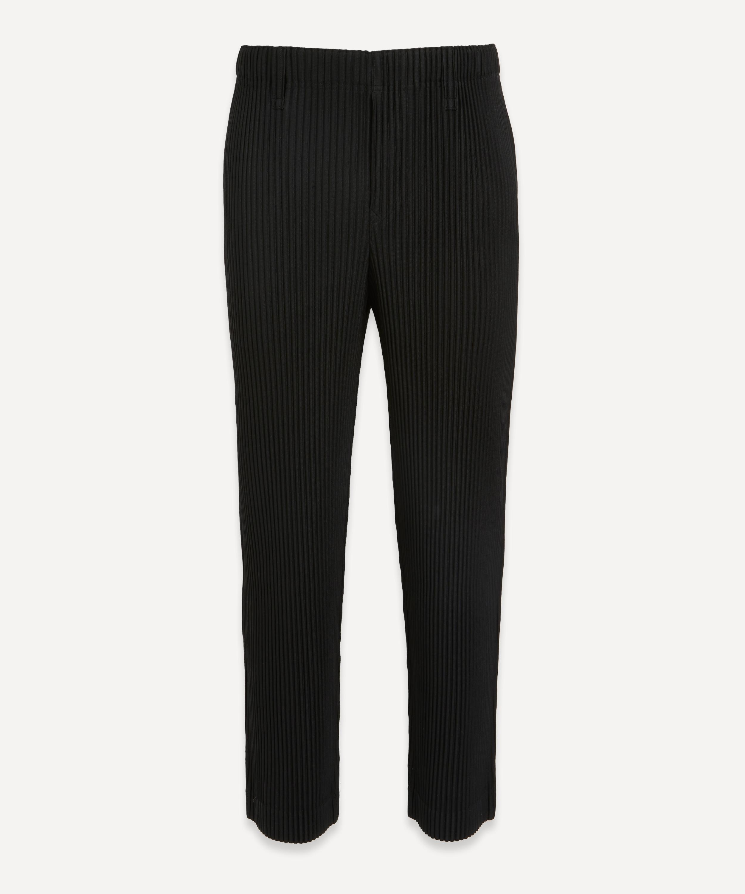 ISSEY MIYAKE HOMME PLISSE ISSEY MIYAKE MENS CORE PLEATED TAPERED TROUSERS 