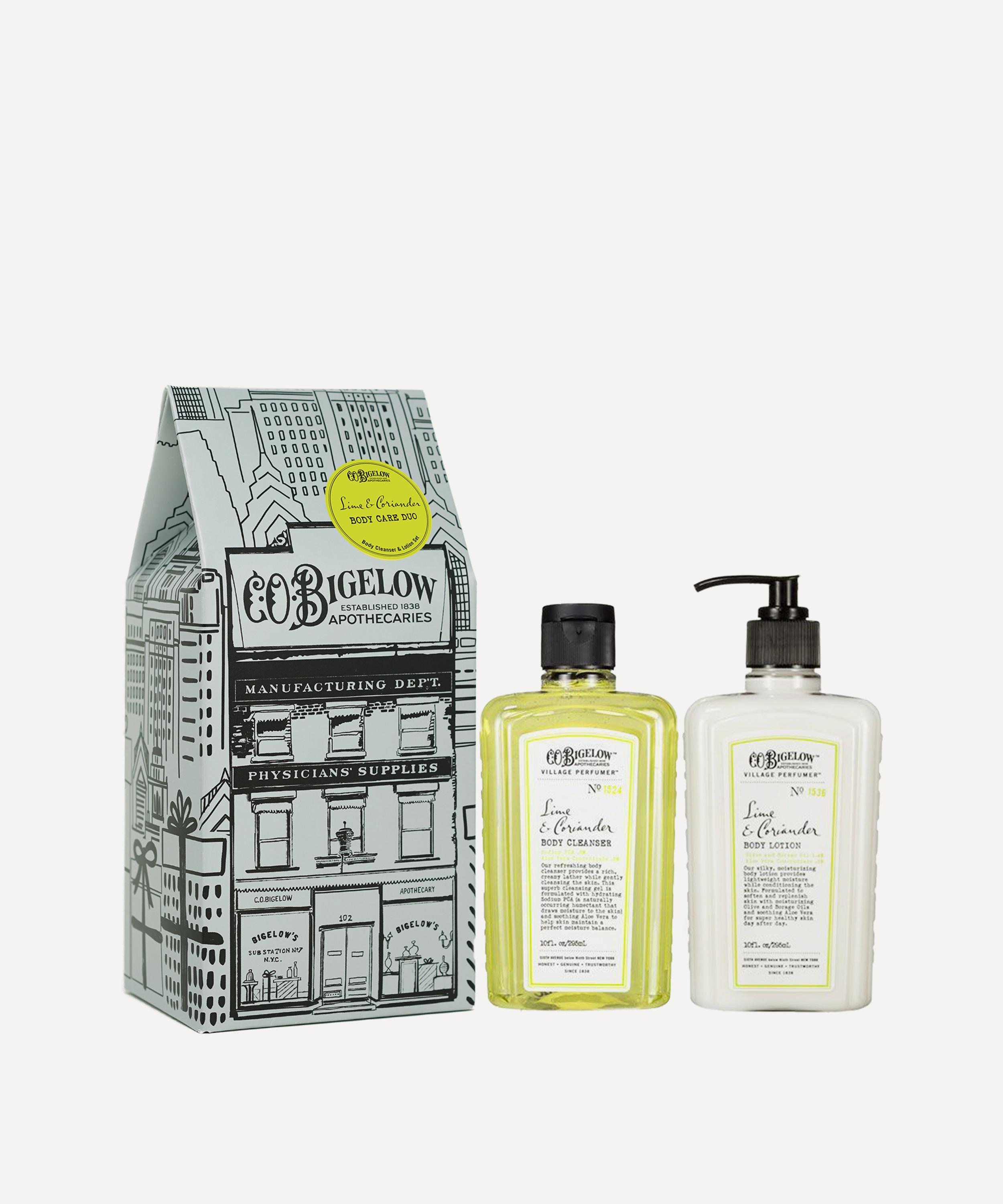 C.o. Bigelow Lime And Coriander Body Cleanser And Body Lotion Duo Set