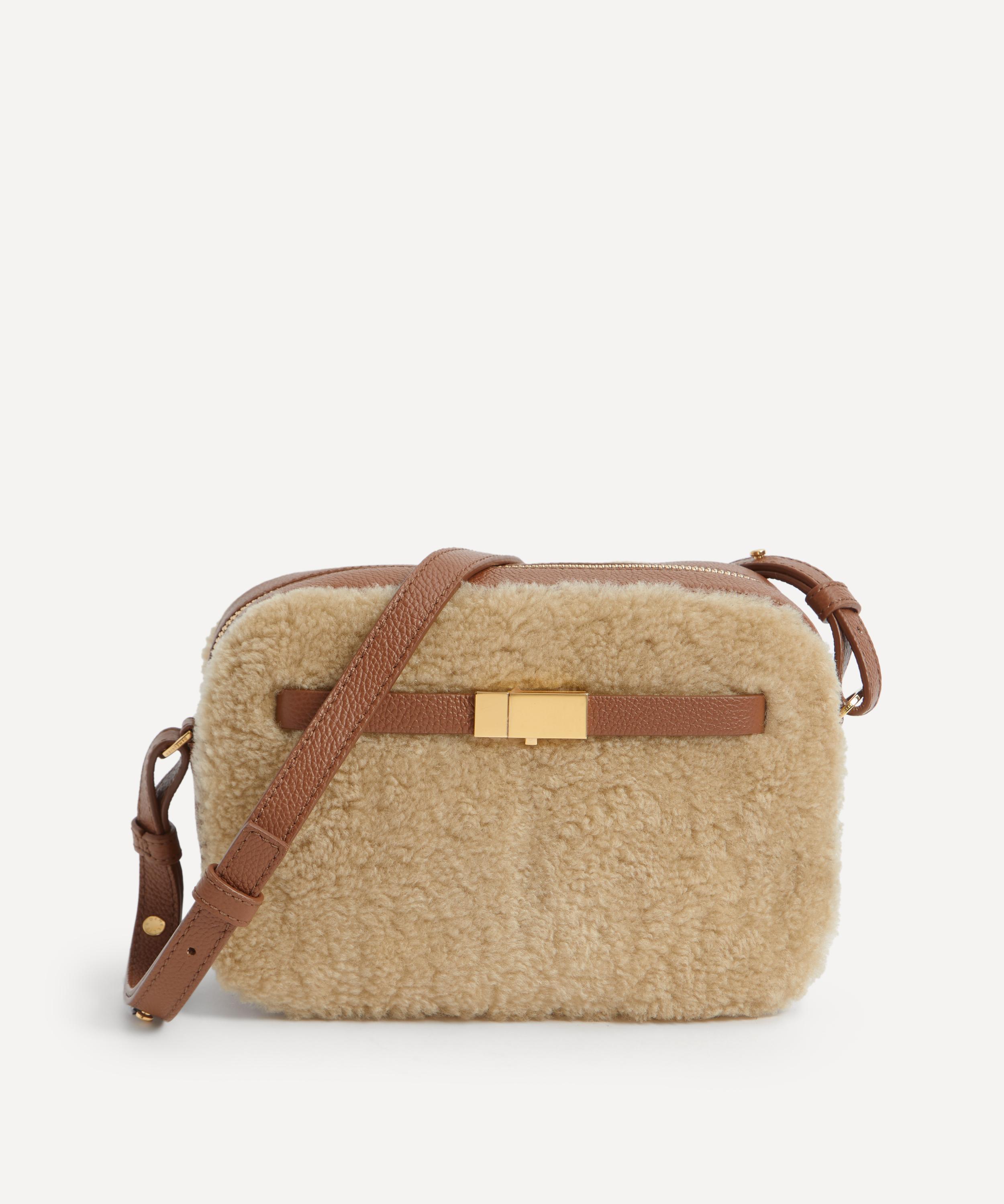 Demellier Women's New York Shearling Crossbody Bag