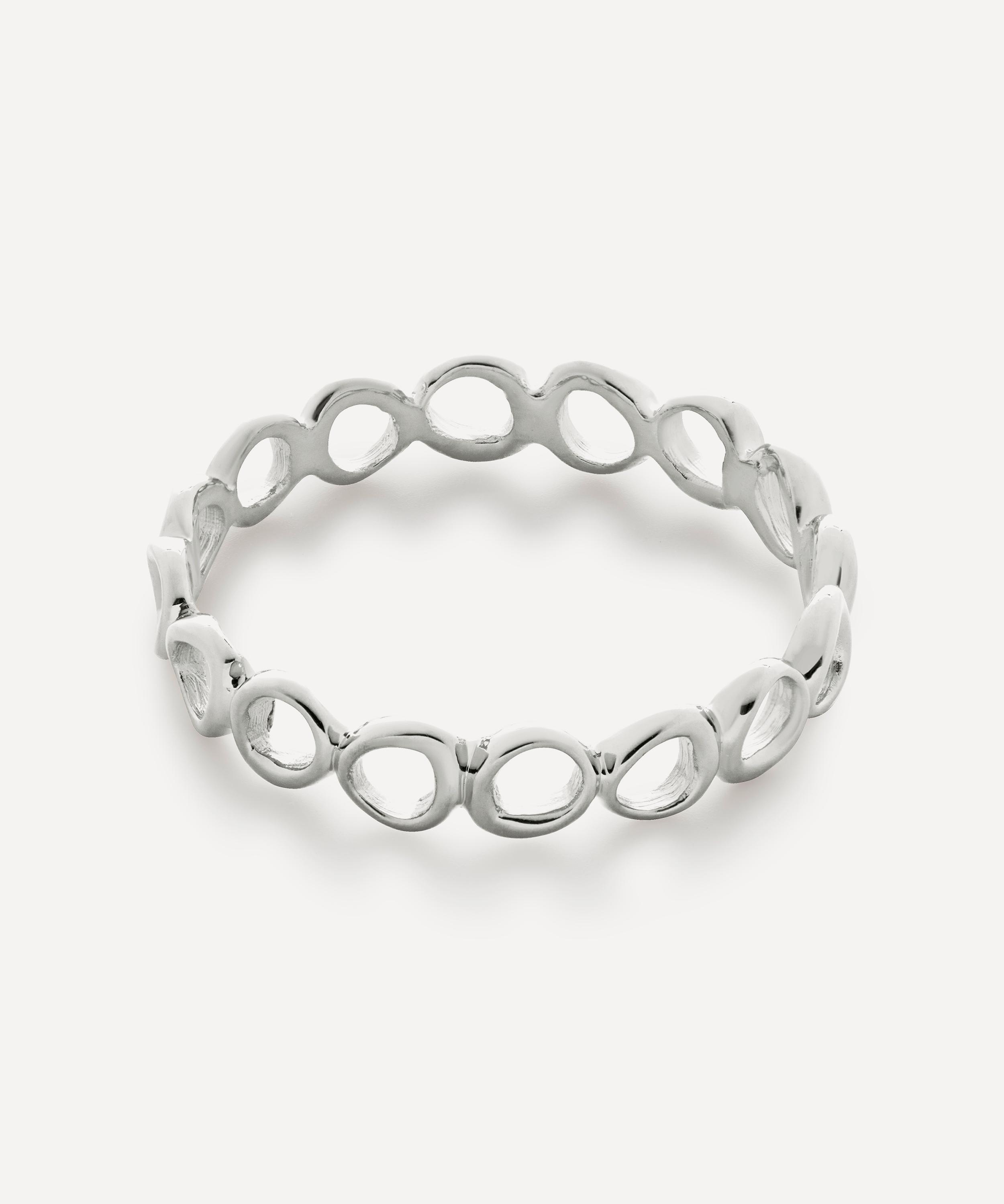 Monica Vinader Sterling Silver Nura Open Stacking Ring
