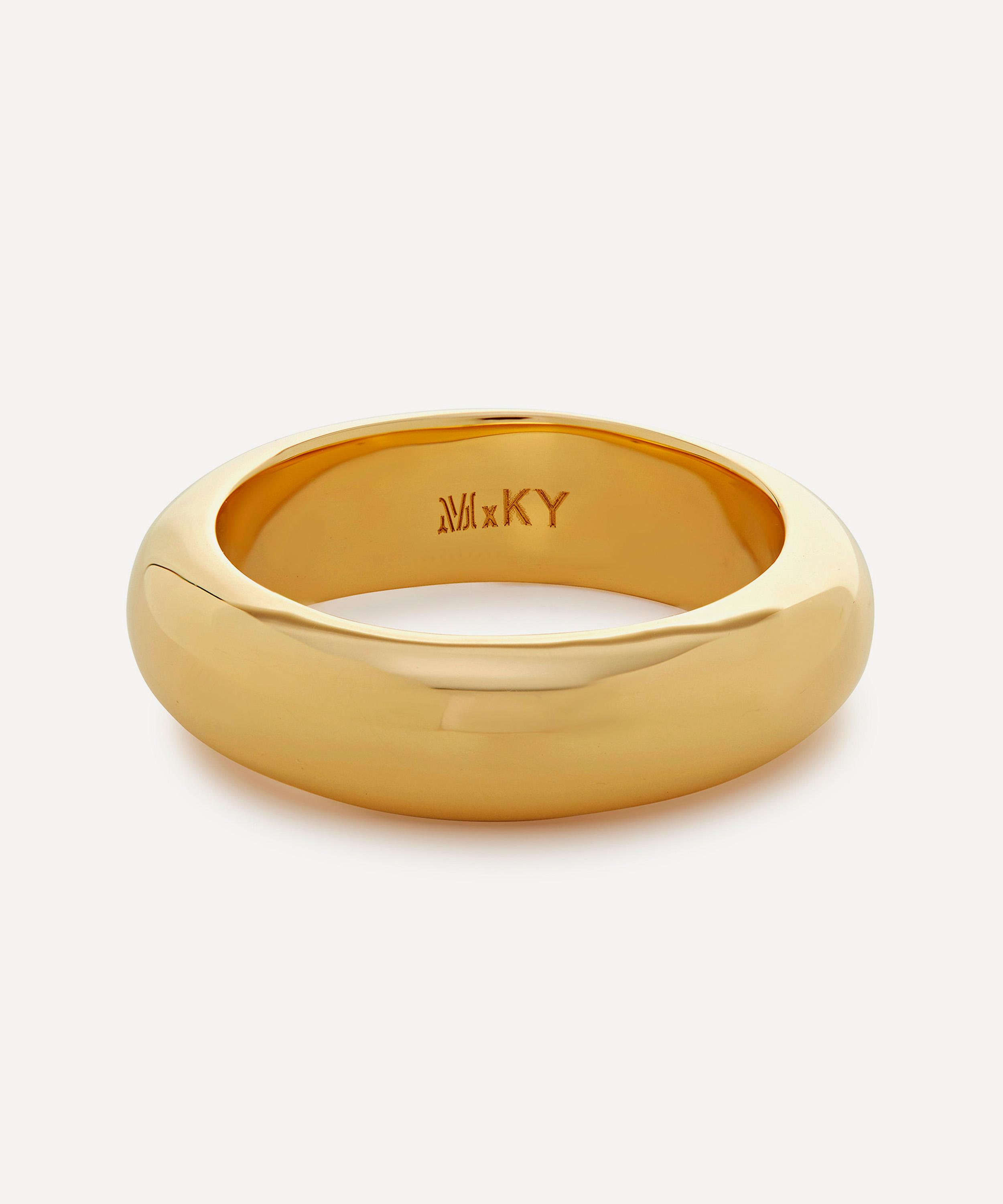 Monica Vinader X Kate Young 18ct Gold-plated Vermeil Silver Stacking Ring
