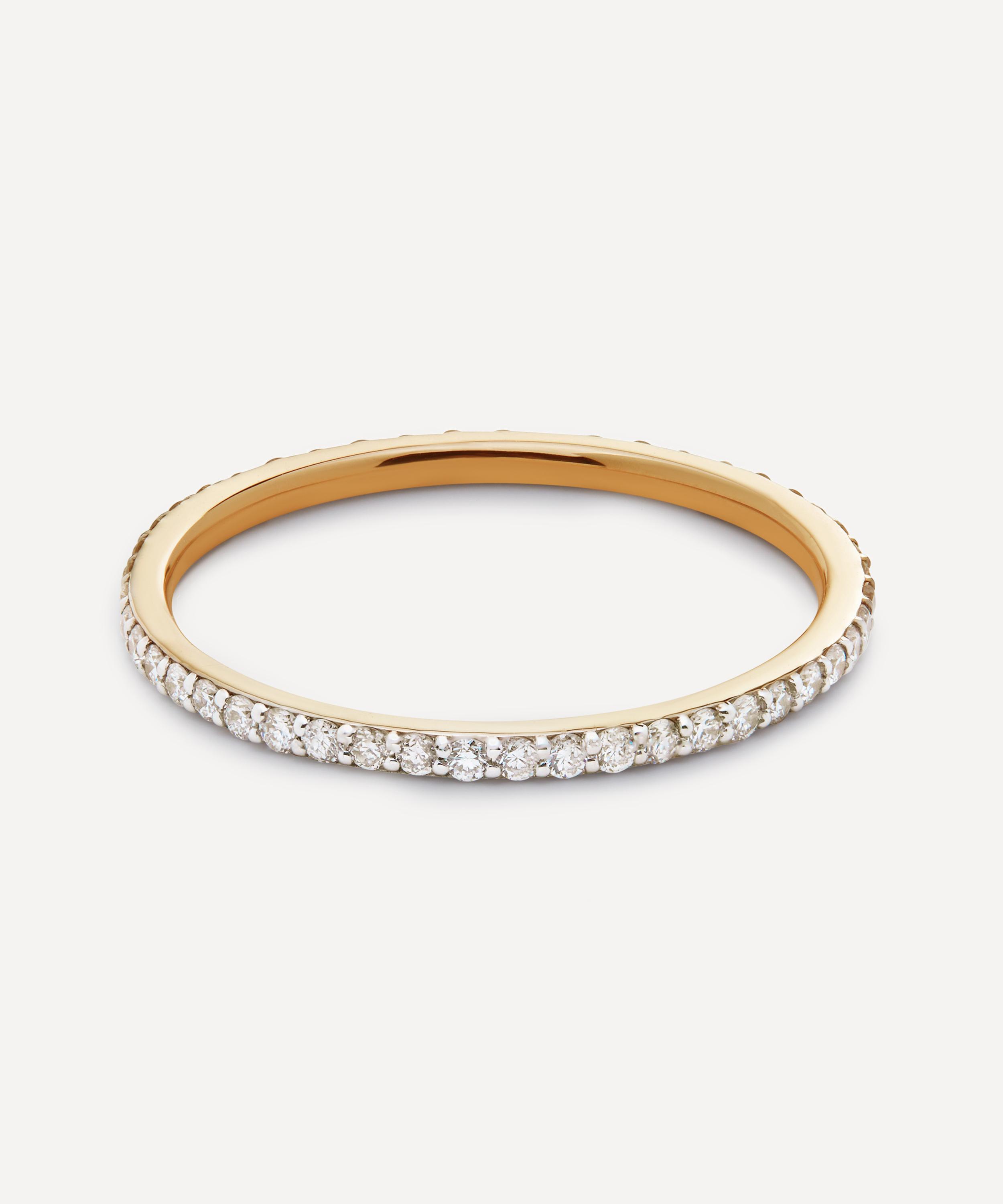 Monica Vinader 14ct Gold Skinny Eternity Ring