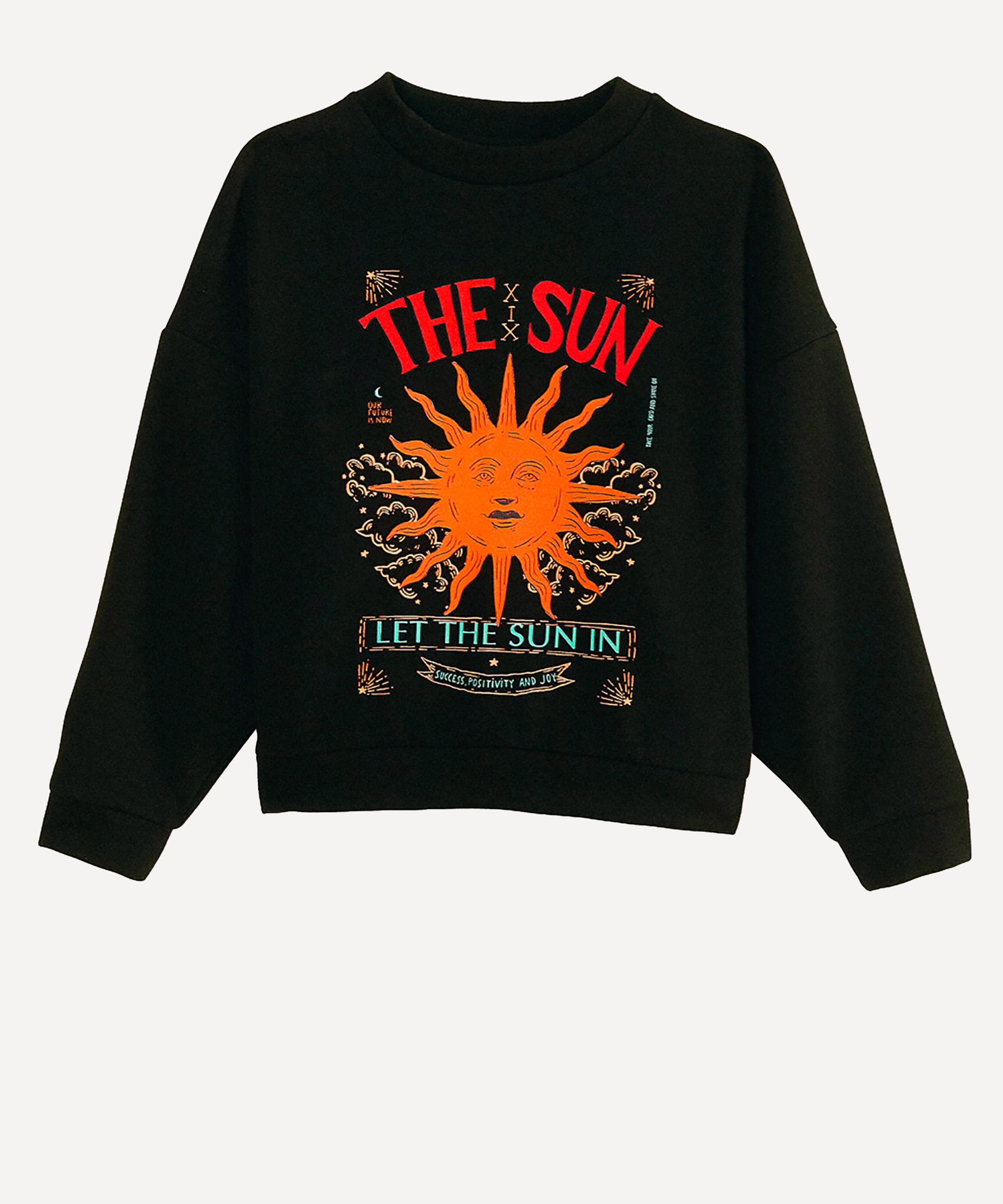 Farm Rio Women's The Sun Black Sweatshirt
