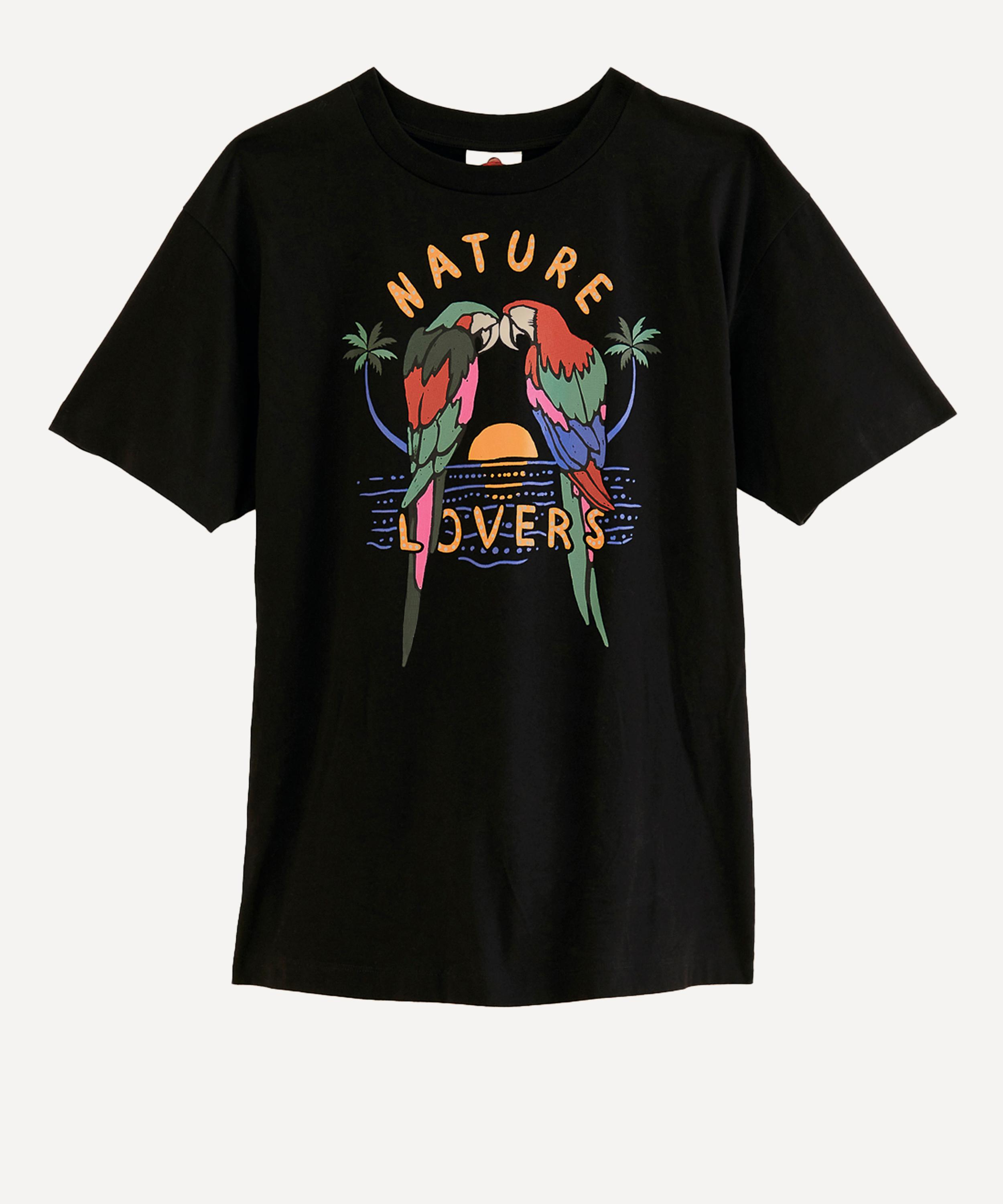 FARM RIO FARM RIO WOMEN'S NATURE LOVERS COTTON T-SHIRT 