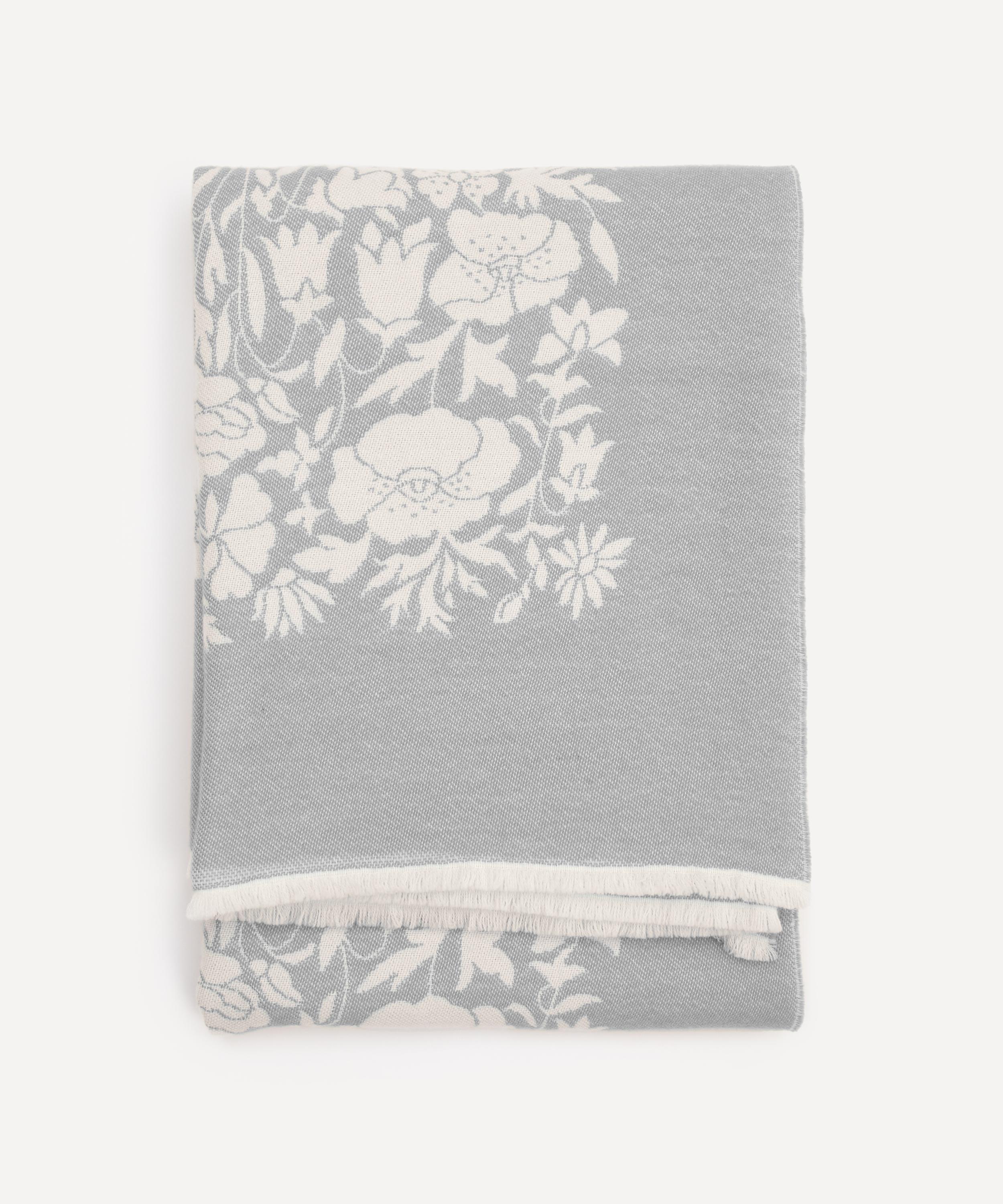 Liberty Poppy Dawn Wool Throw