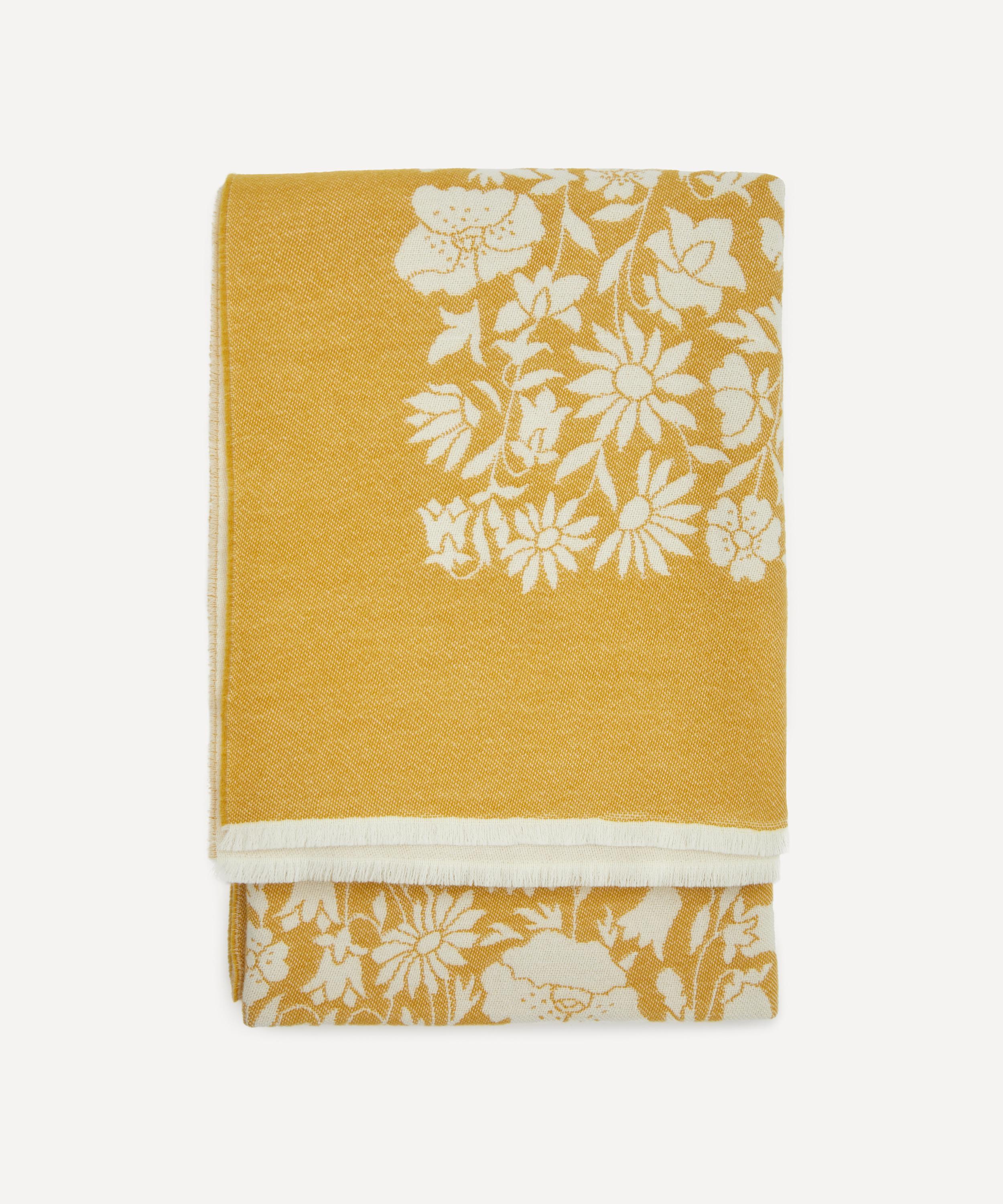 Liberty Poppy Dawn Wool Throw