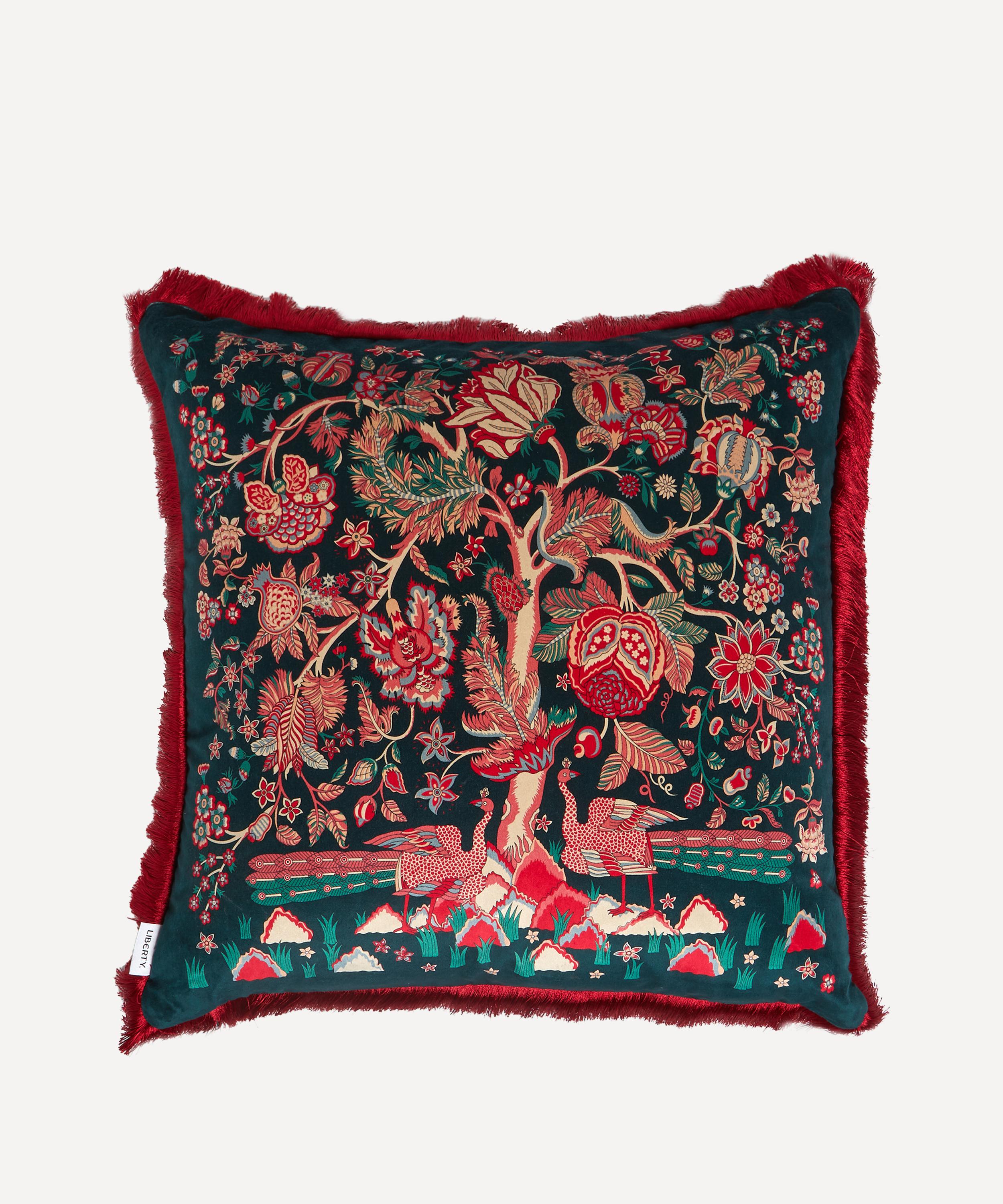 LIBERTY LIBERTY TREE OF LIFE VELVET CUSHION 