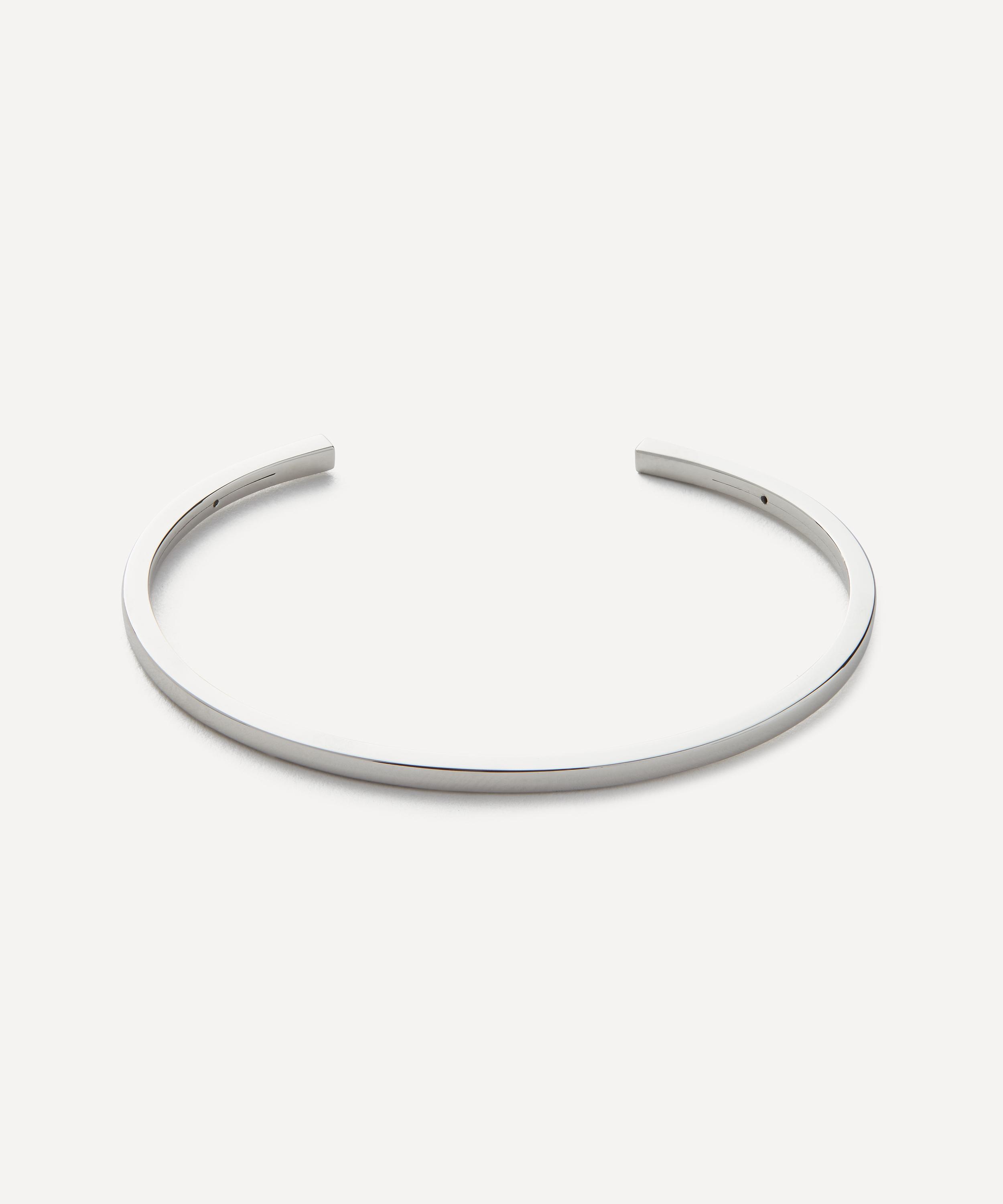 Shop Miansai Rhodium Plated Silver Arbor Cuff