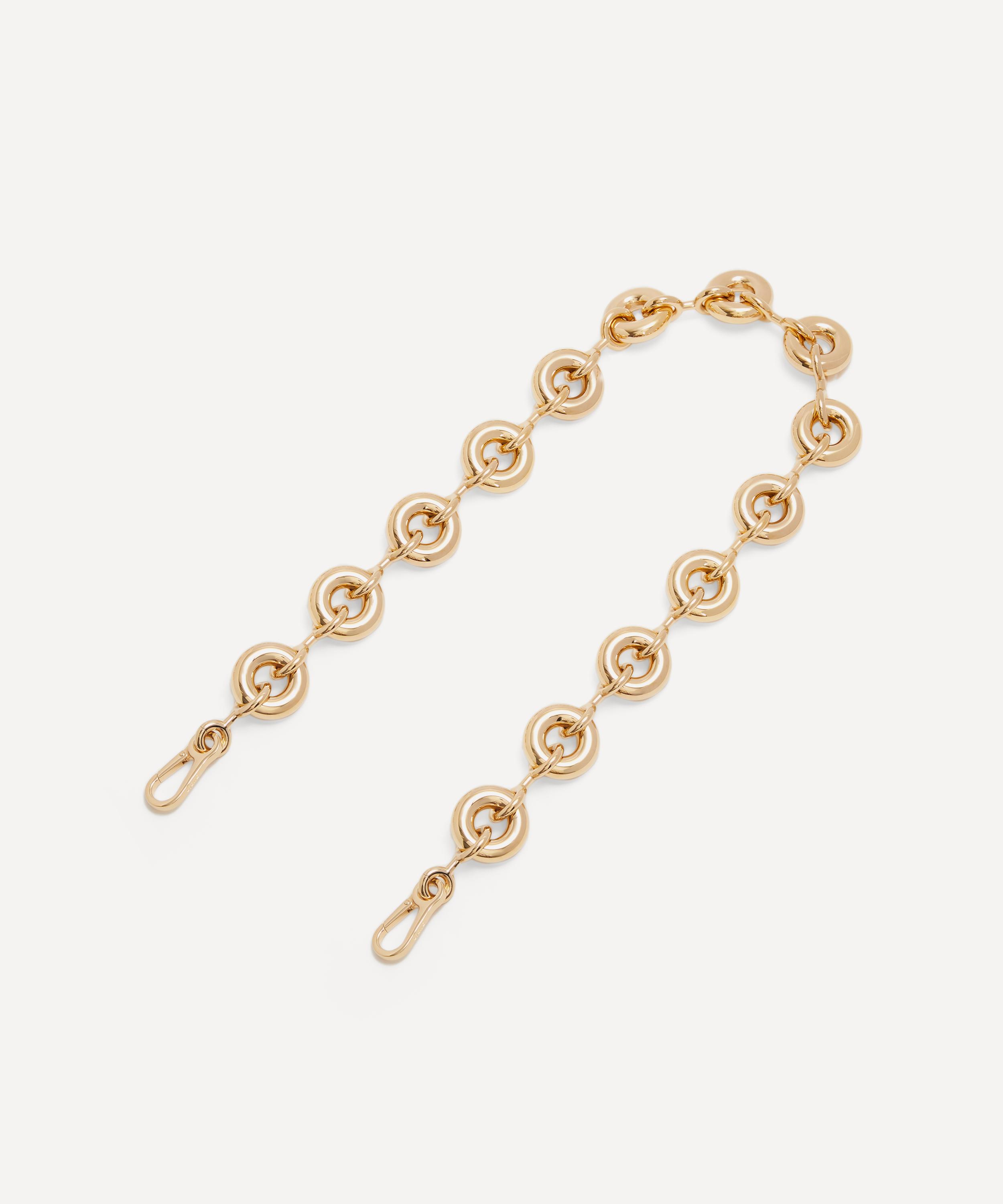 Loewe Women's Donut Chain Bag Strap Gold