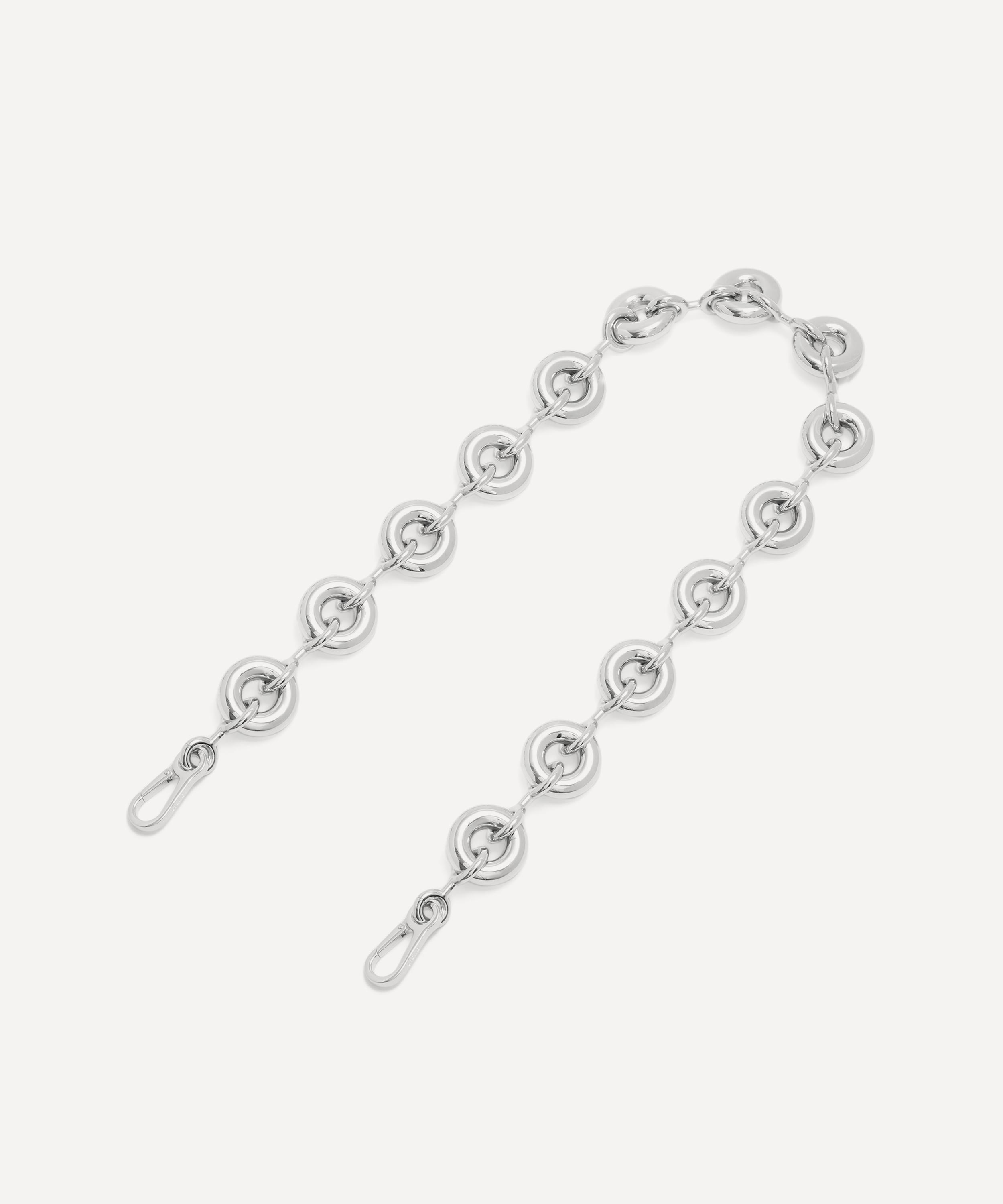 Loewe Women's Donut Chain Bag Strap Silver