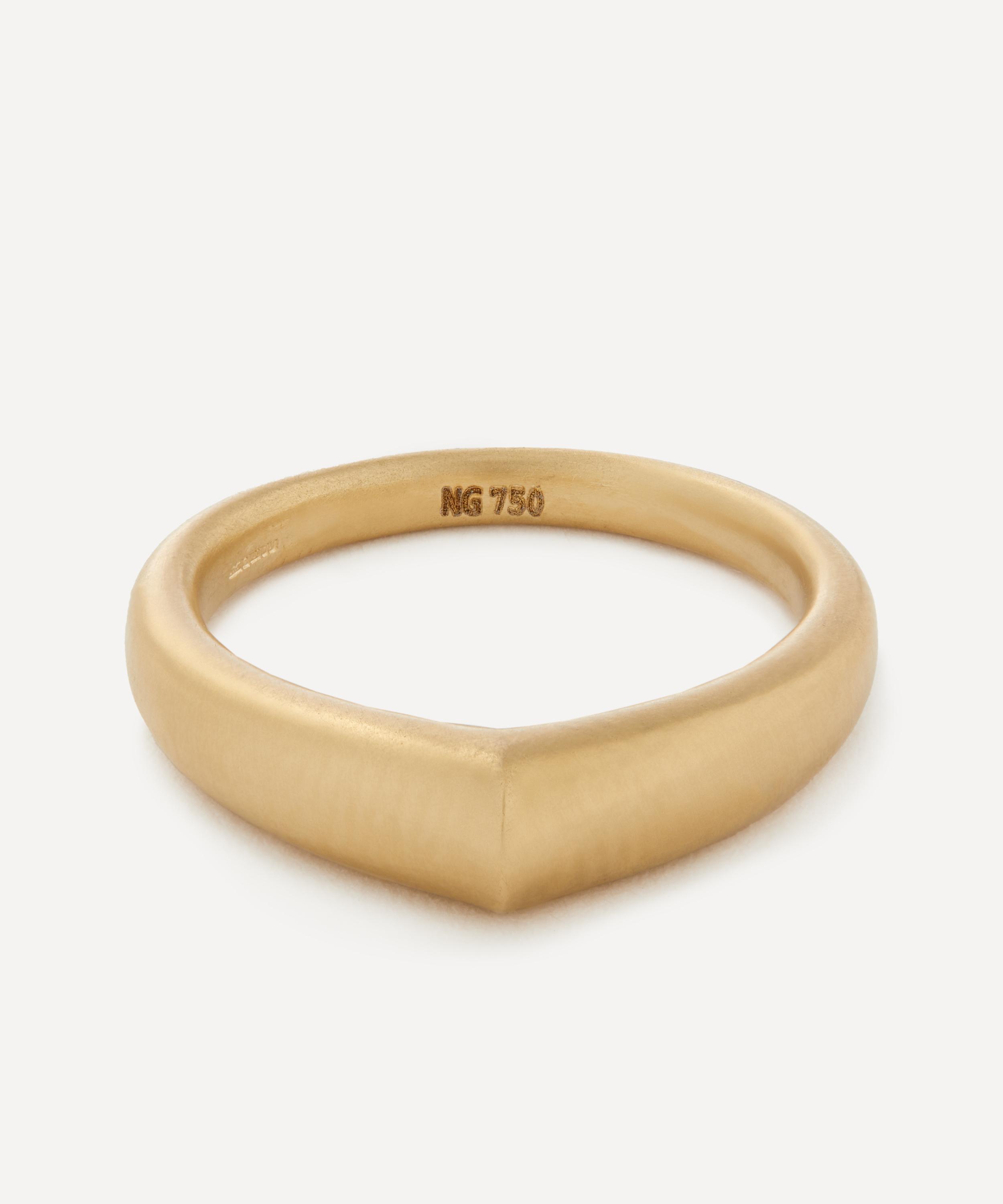 Nada Ghazal 18ct Gold The Arch Pure Ring 55 Luxury