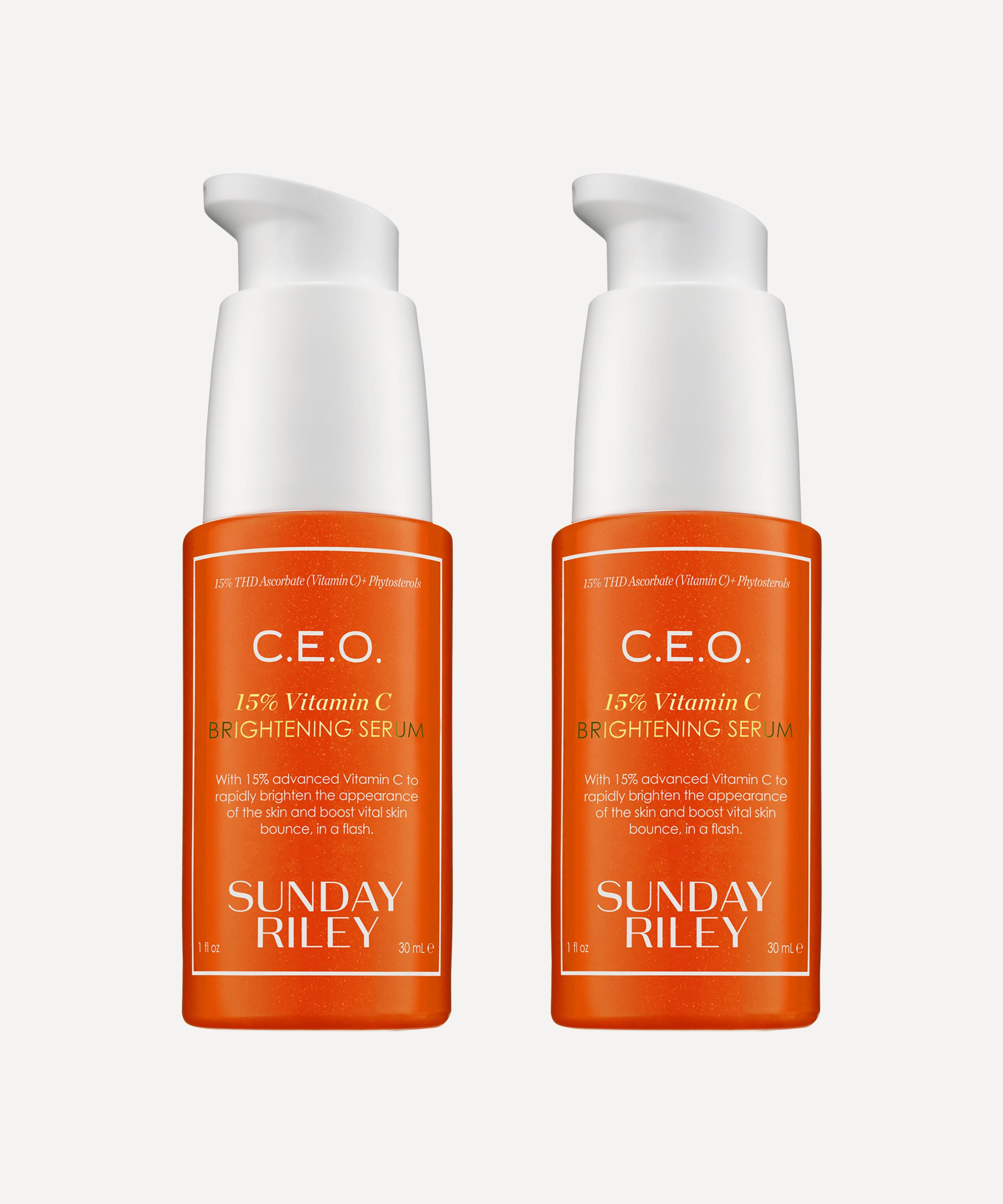 Sunday Riley C.e.o Glow Vitamin C And Turmeric Face Oil Duo