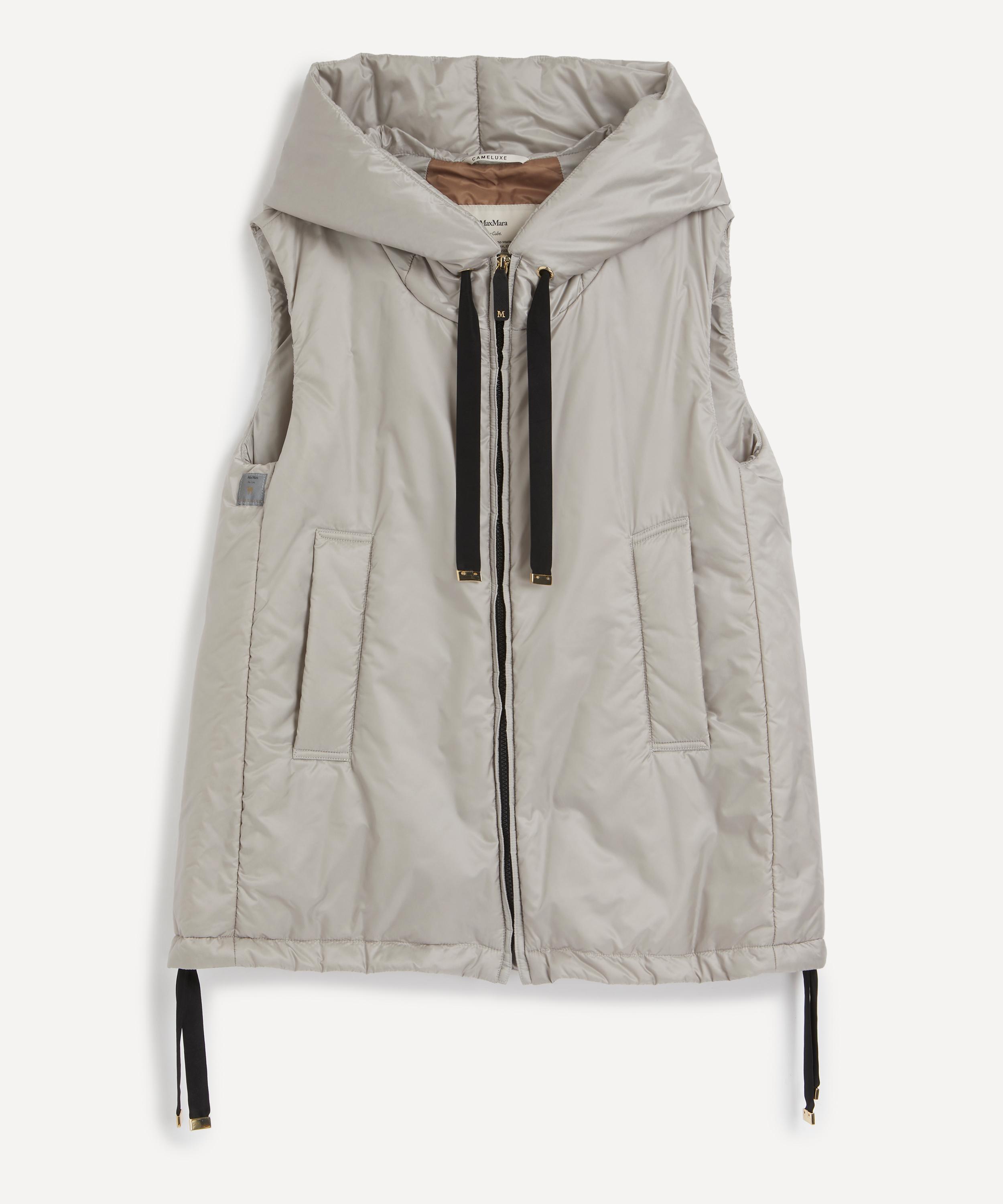 Max Mara Women's Cube Greengo Hooded Quilted Shell Vest