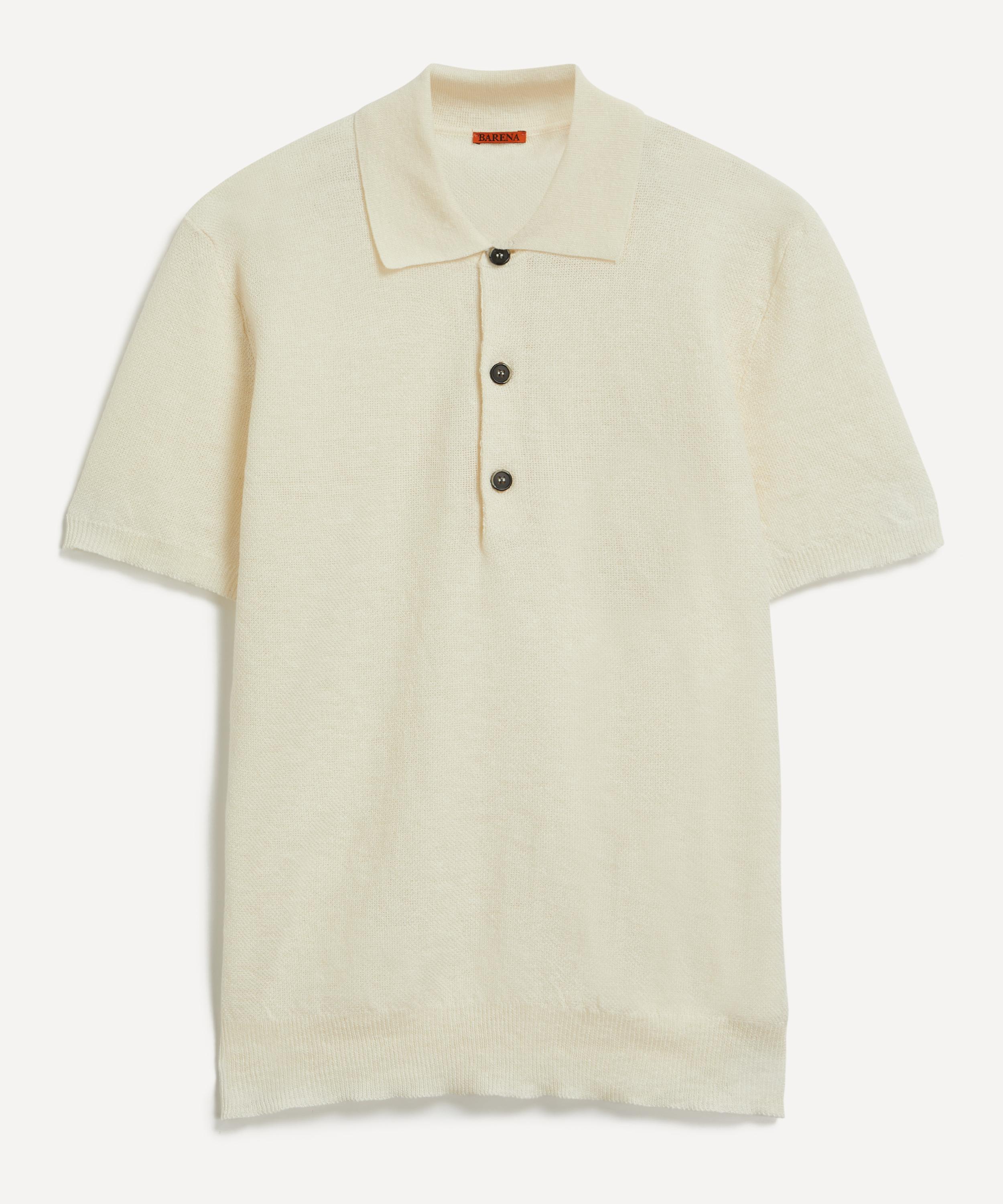 BARENA VENEZIA BARENA MENS MARCO LINEN-BLEND POLO SHIRT 