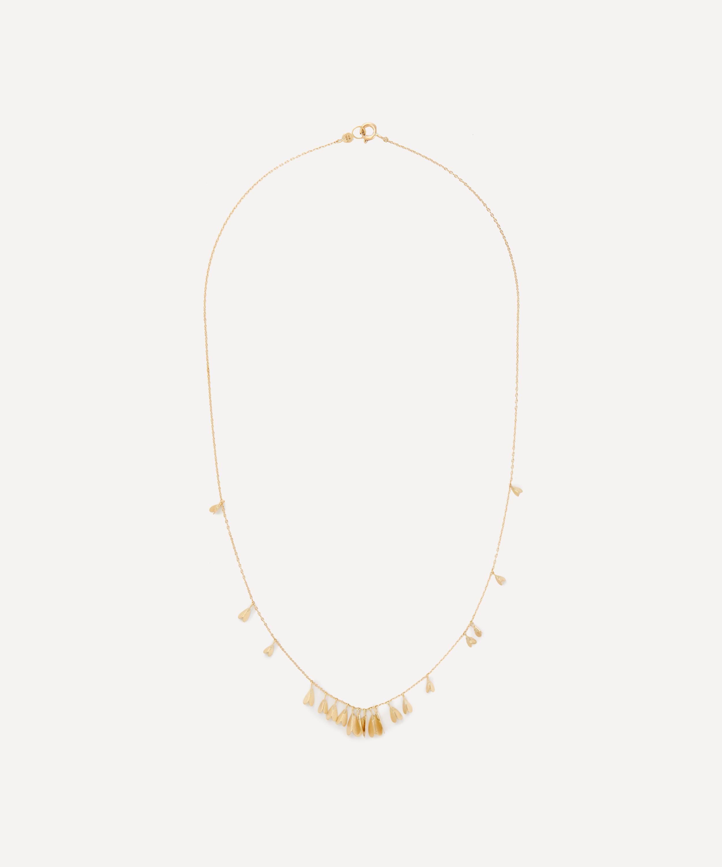 Shop Sia Taylor 18ct Gold Tiny Wings Necklace