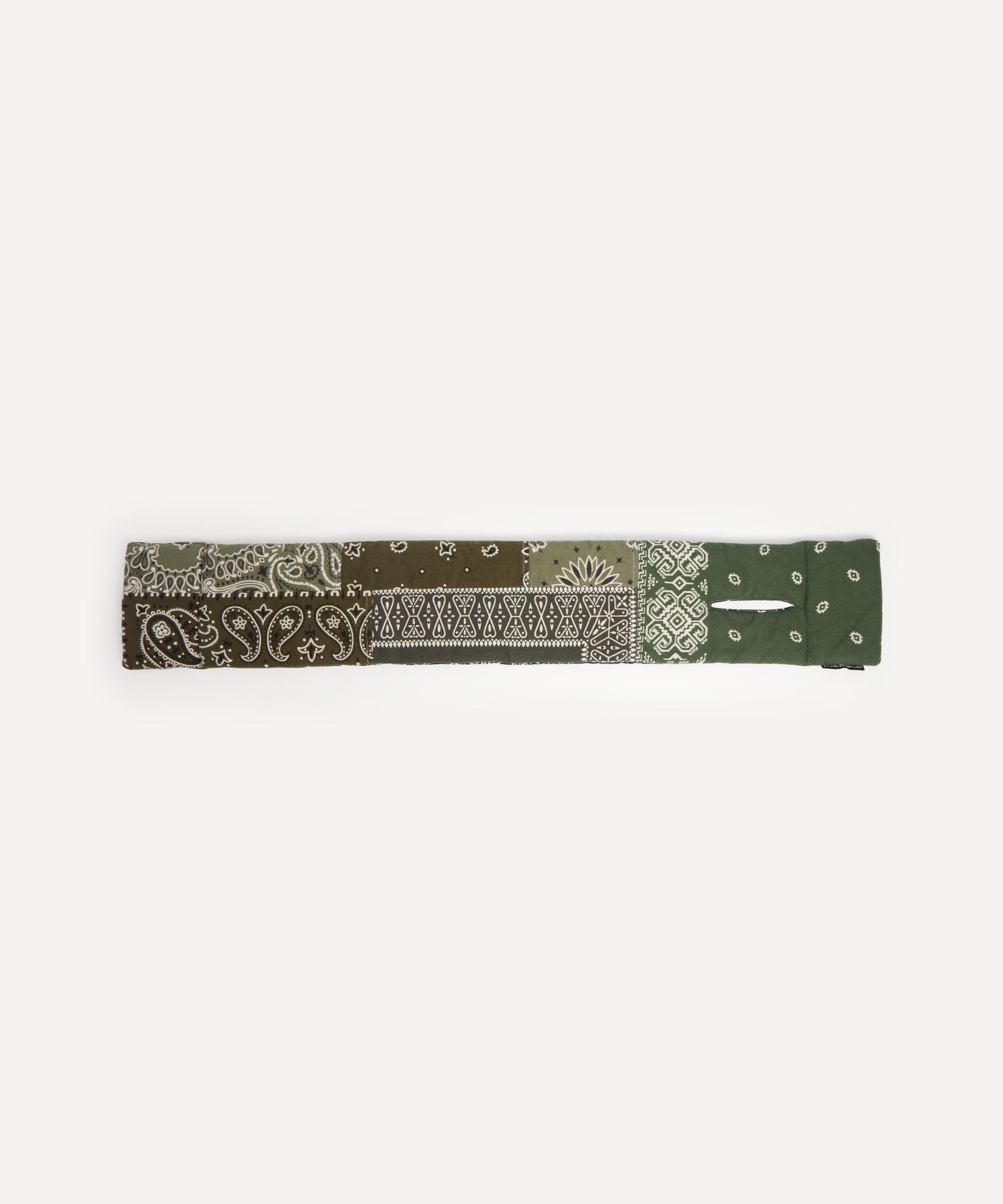 KAPITAL KAPITAL MENS KESA FLANNEL REVERSIBLE SCARF 