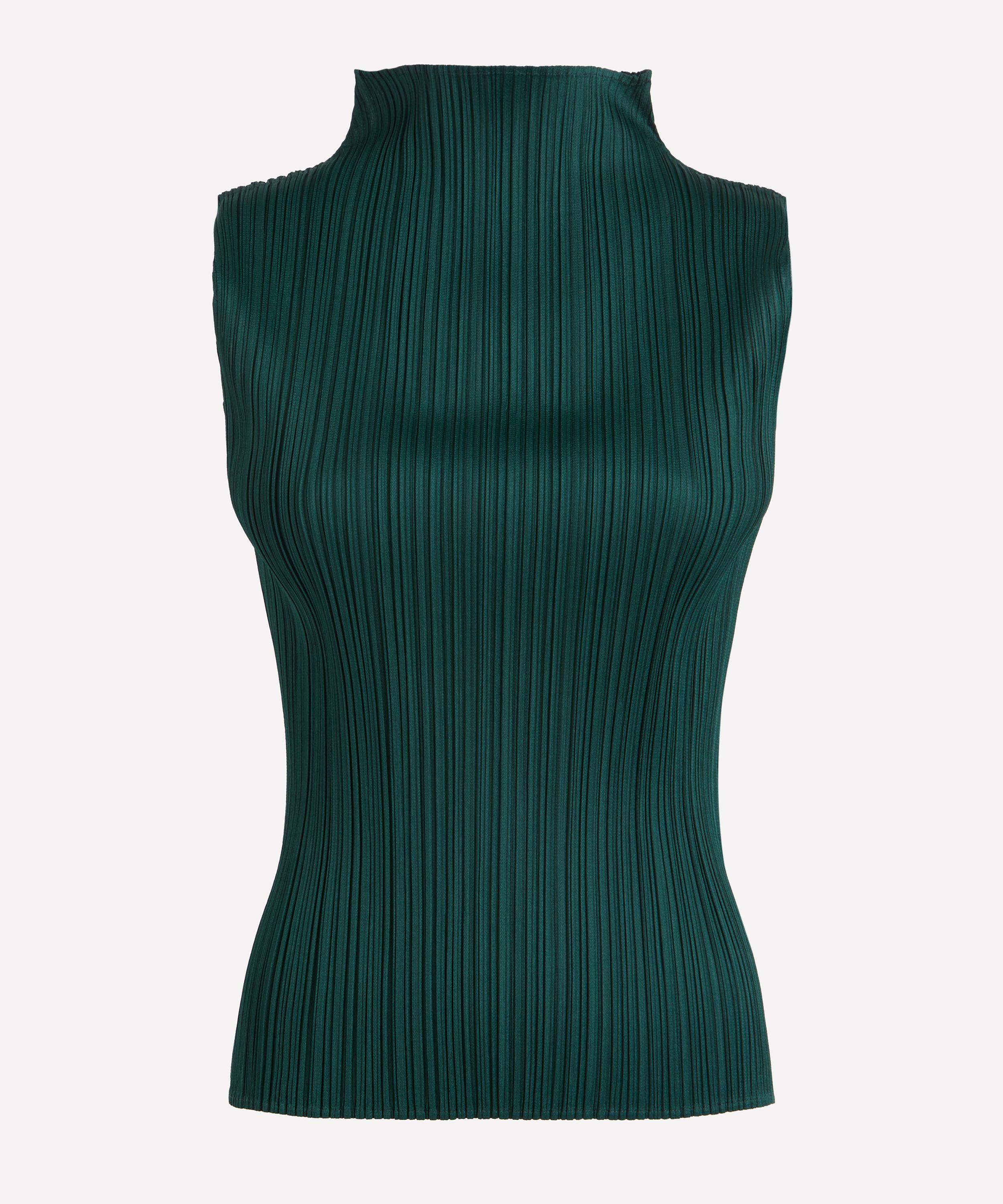 Issey Miyake Pleats Please  Women's Monthly Colours October Pleated High-neck Top