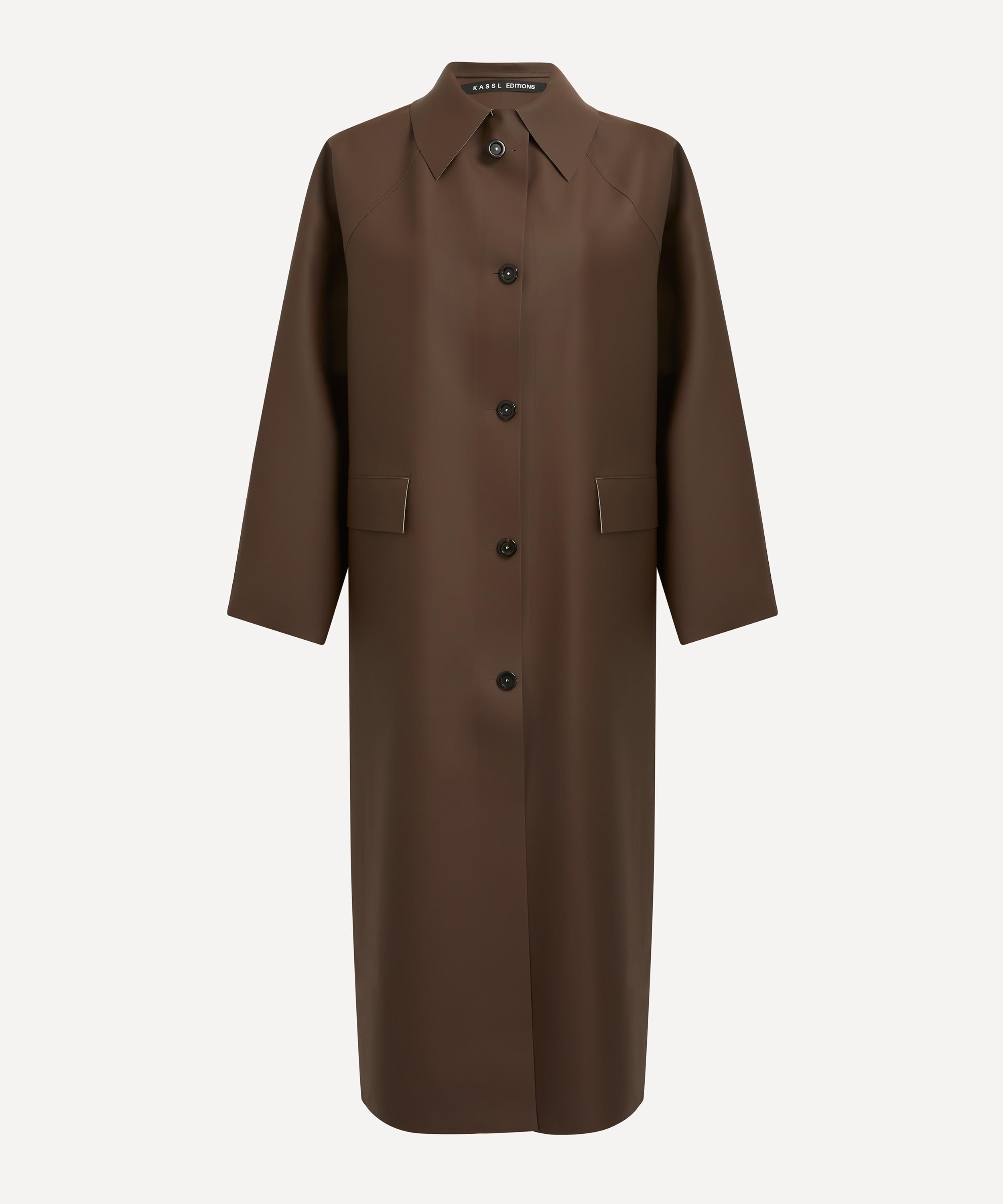 KASSL EDITIONS KASSL EDITIONS WOMEN'S ORIGINAL LONG RUBBER COAT 
