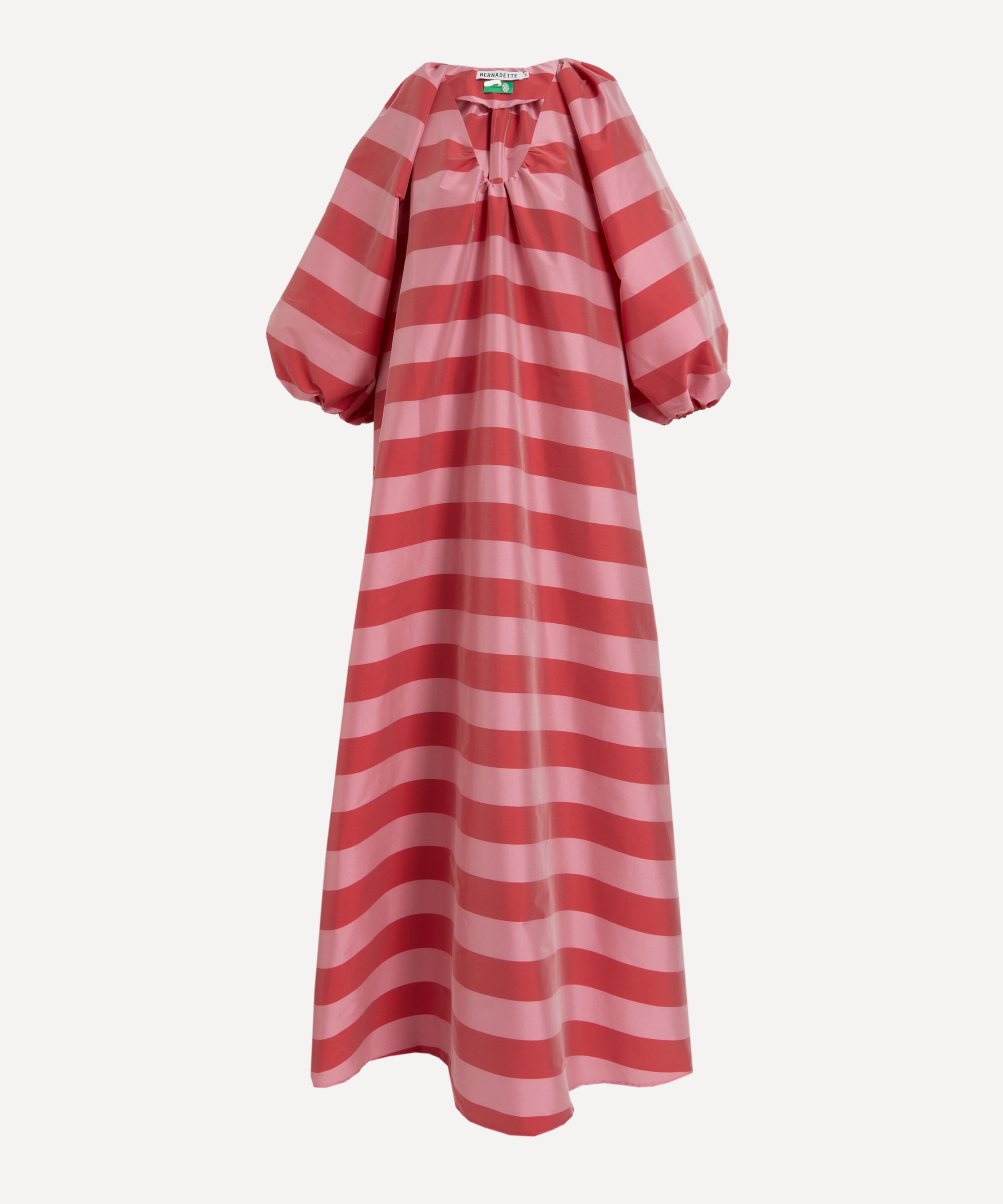Bernadette Women's George Striped Taffeta Dress