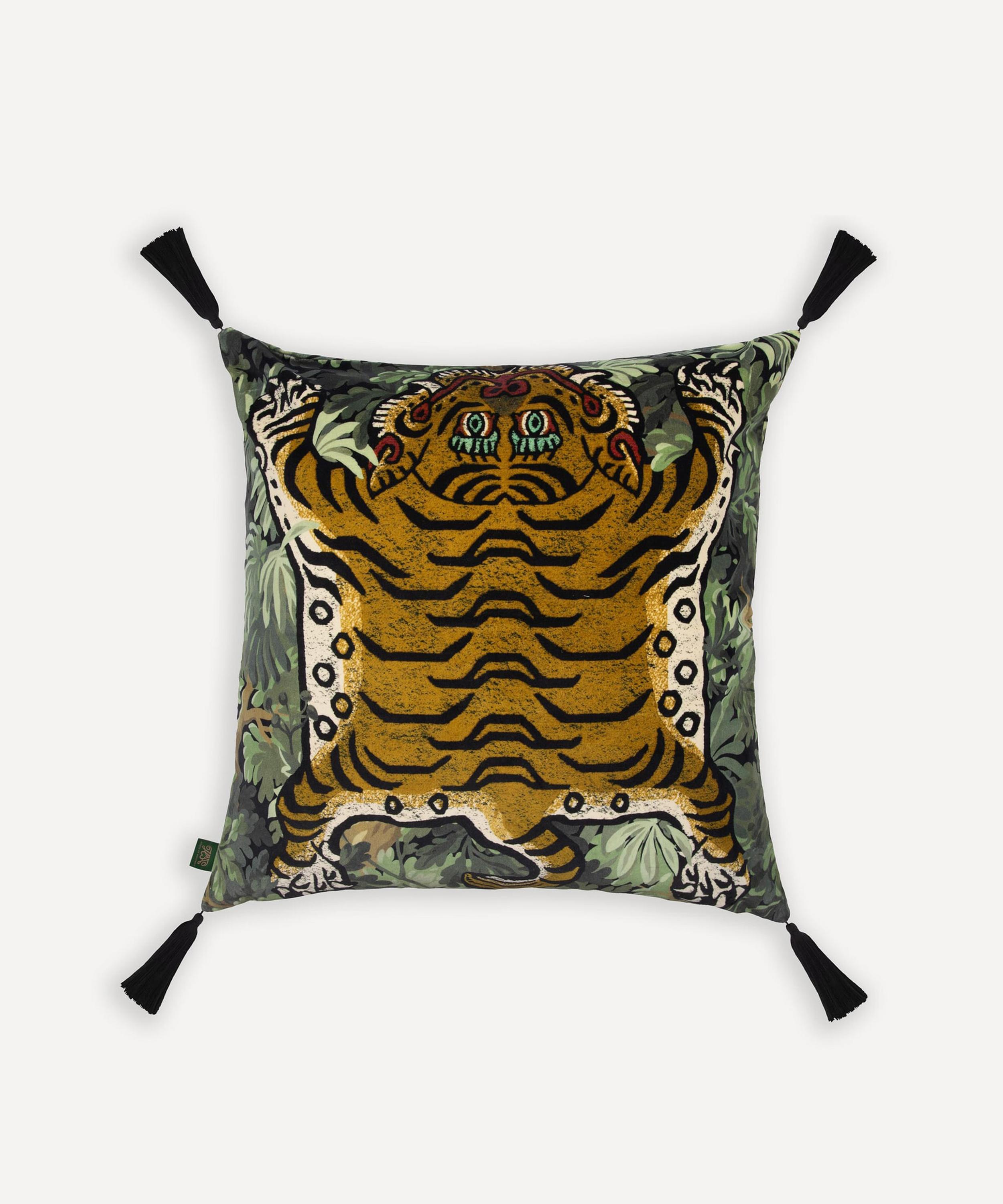 House Of Hackney Foris Saber Tassel Velvet Cushion