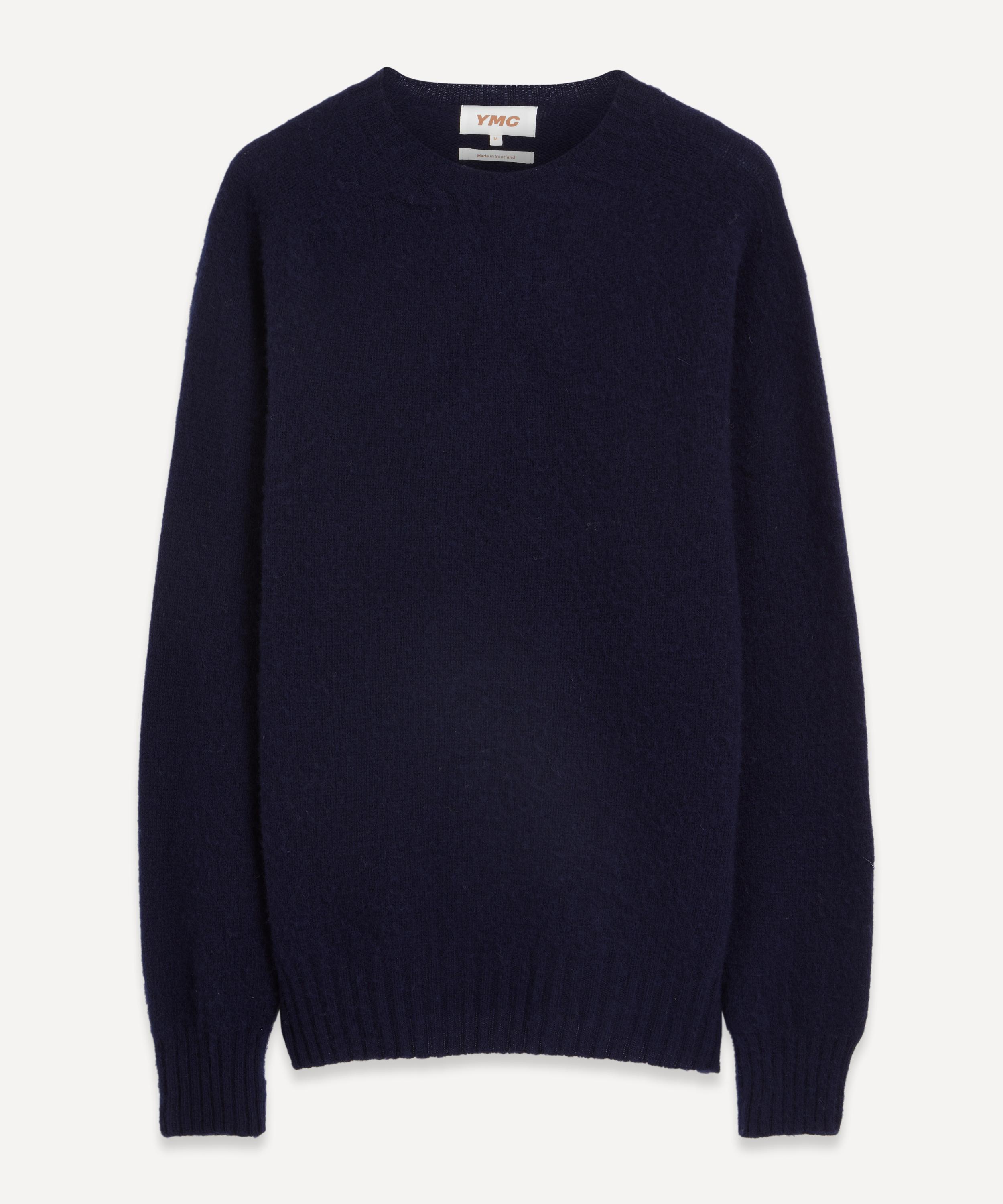 Ymc You Must Create Ymc Mens Suedehead Crew-neck Jumper