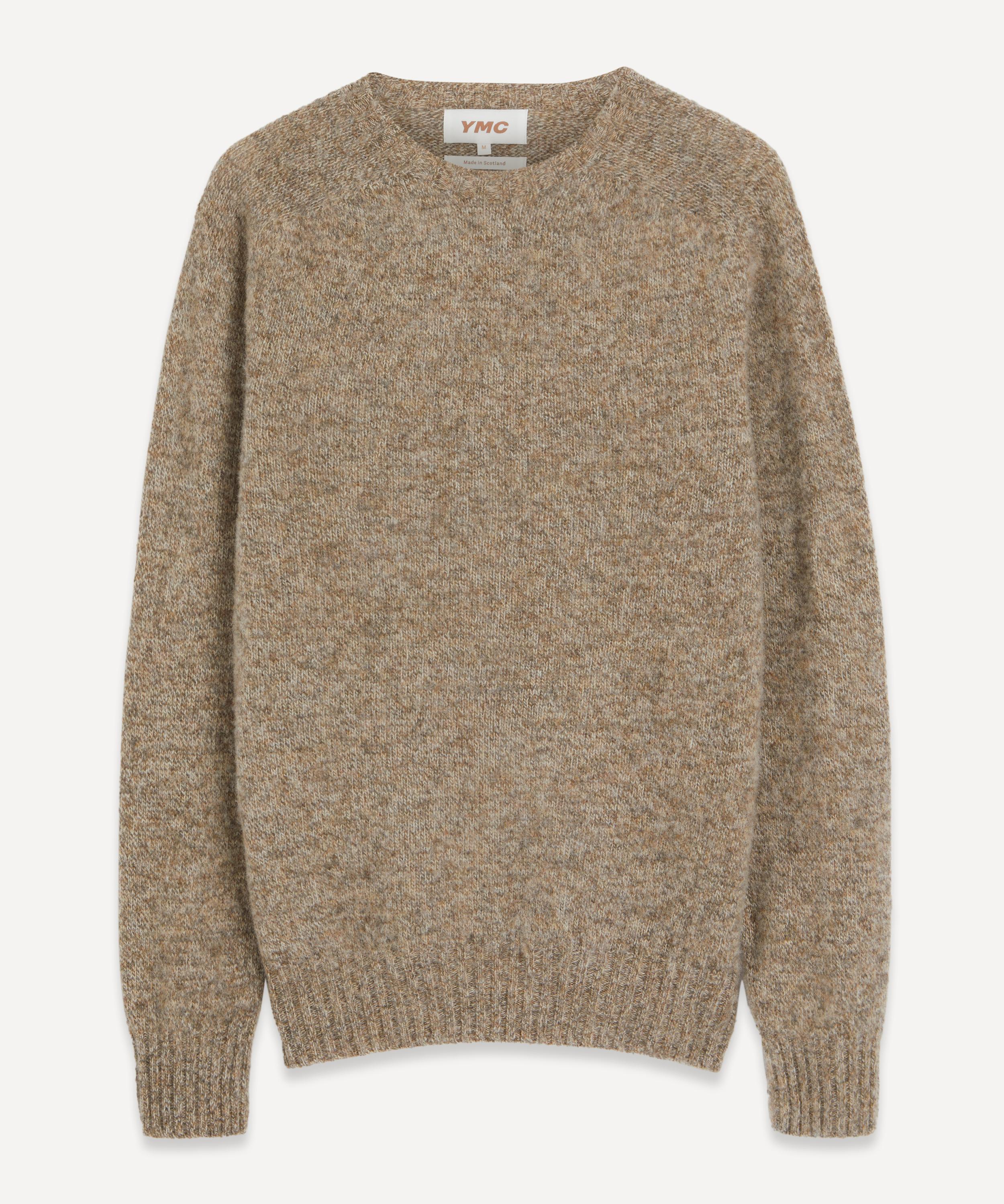 Ymc You Must Create Ymc Mens Suedehead Crew-neck Jumper