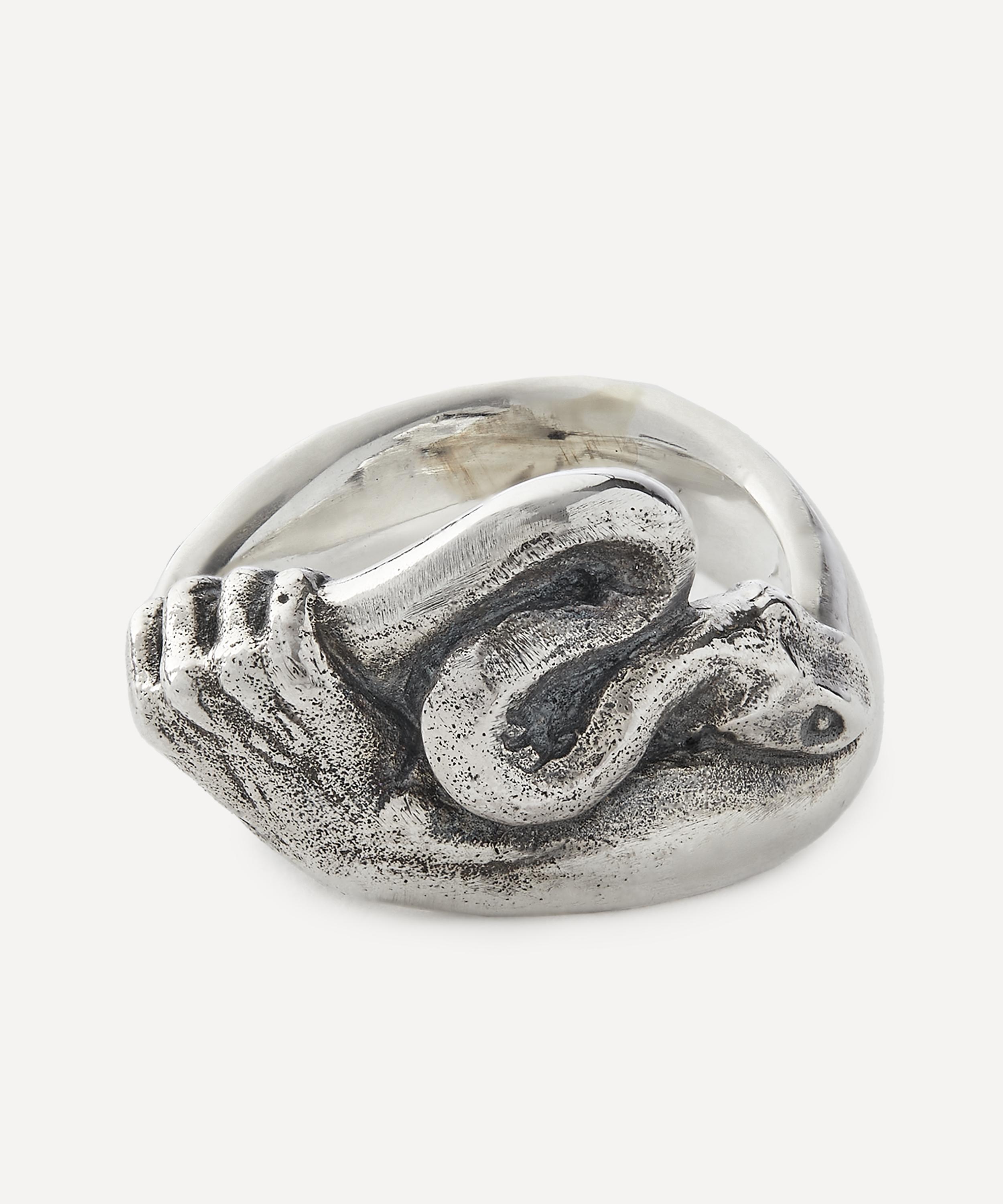 FREDRICK GROVE FREDRICK GROVE MENS STERLING SILVER MANASA RING 