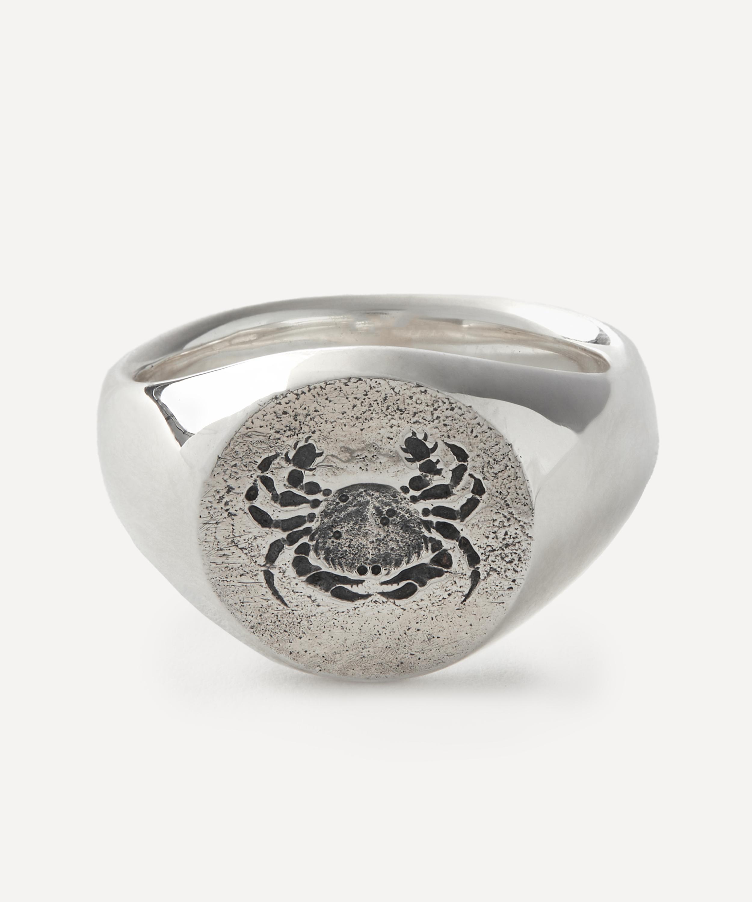 FREDRICK GROVE FREDRICK GROVE MENS CRAB SIGNET RING 