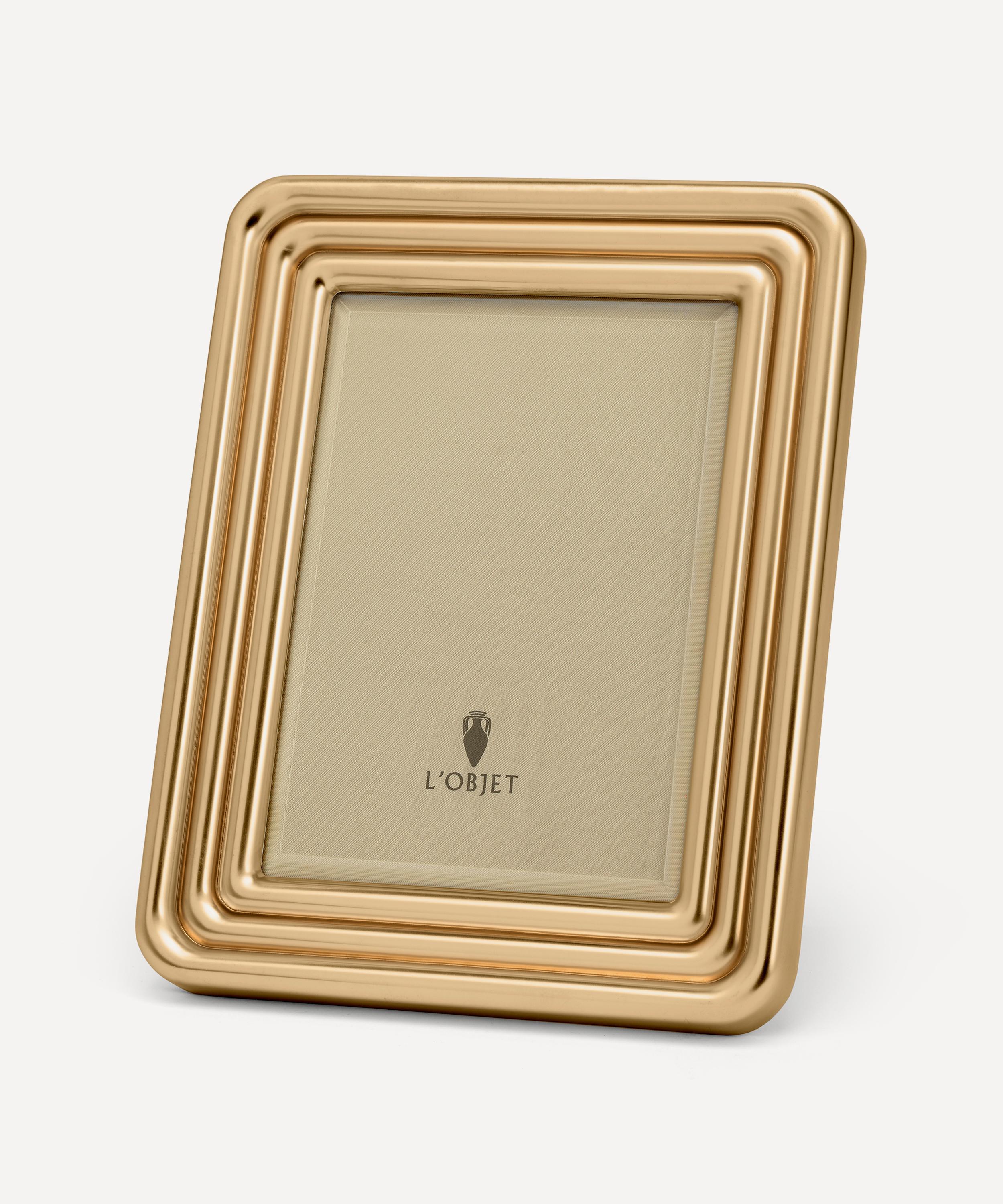 L'objet Concorde Gold-plated 5x7 Photo Frame