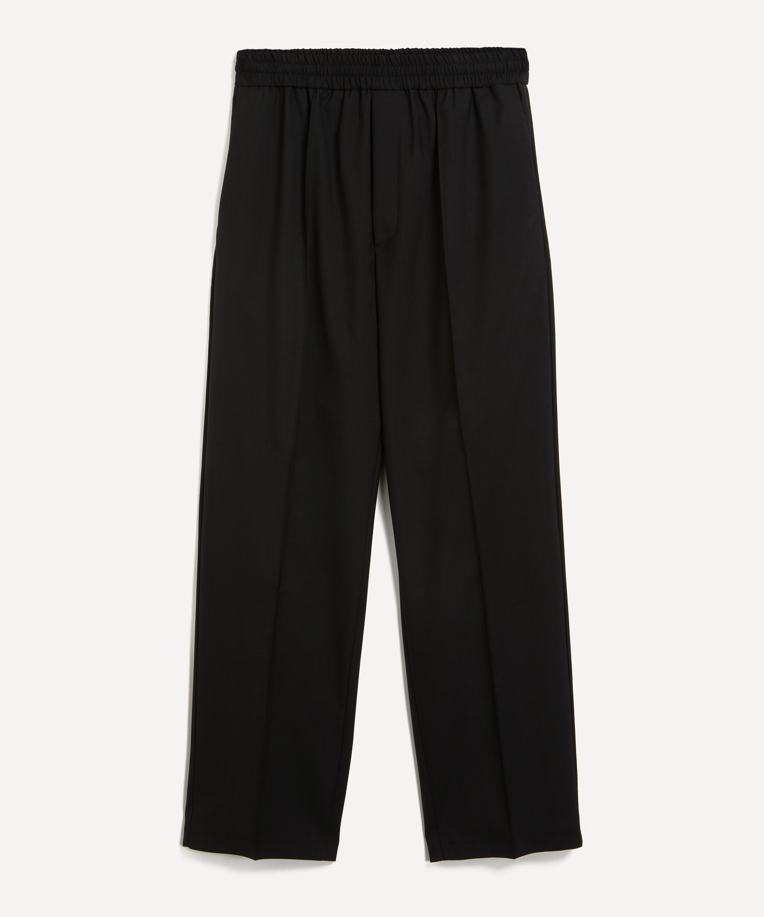 Shop R�he Mens Elastic Waistband Wool Trousers