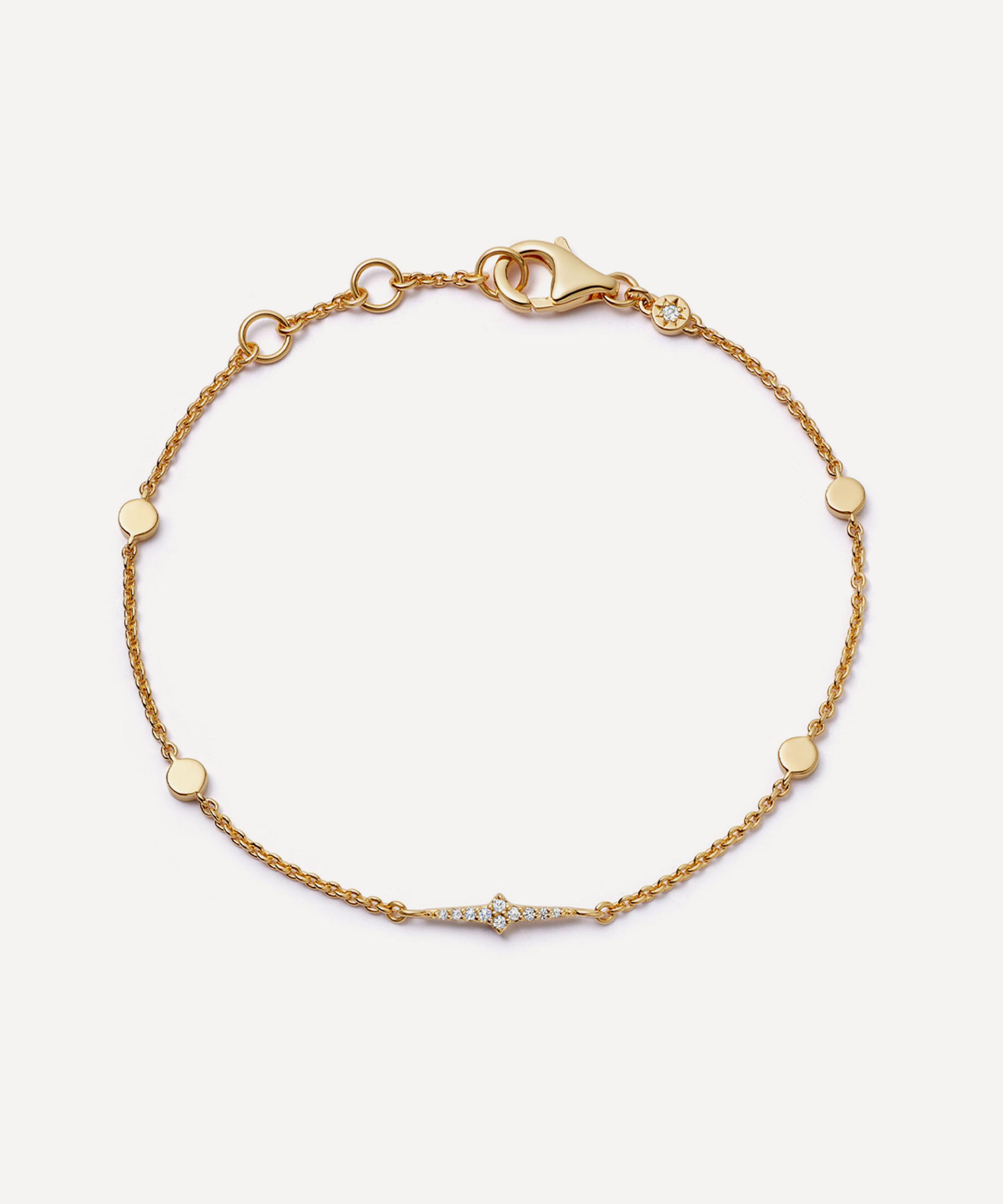 Shop Astley Clarke 18ct Gold-plated Vermeil Silver Luna Light Bracelet