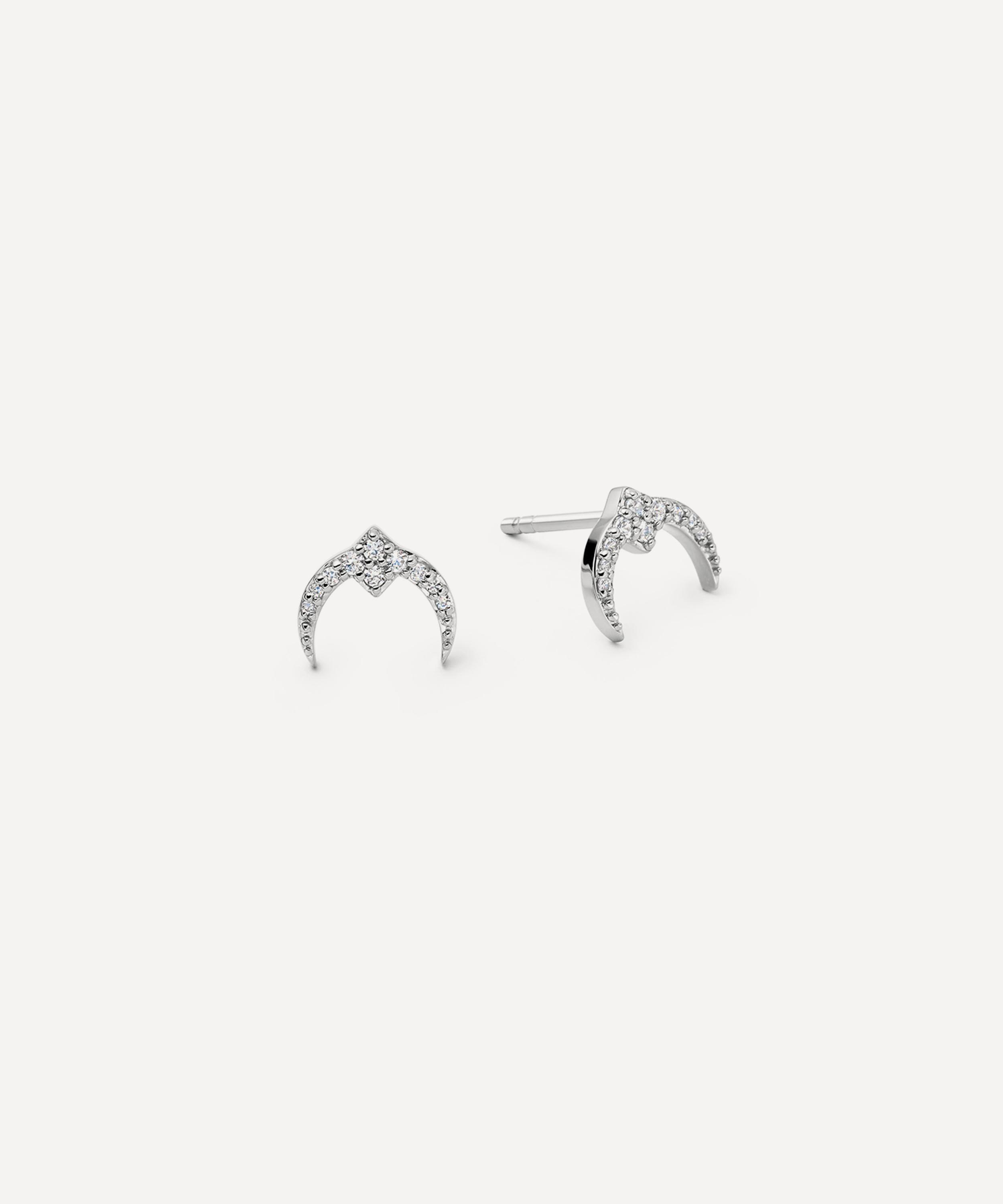 ASTLEY CLARKE ASTLEY CLARKE STERLING SILVER LUNA LIGHT EAR CUFF 