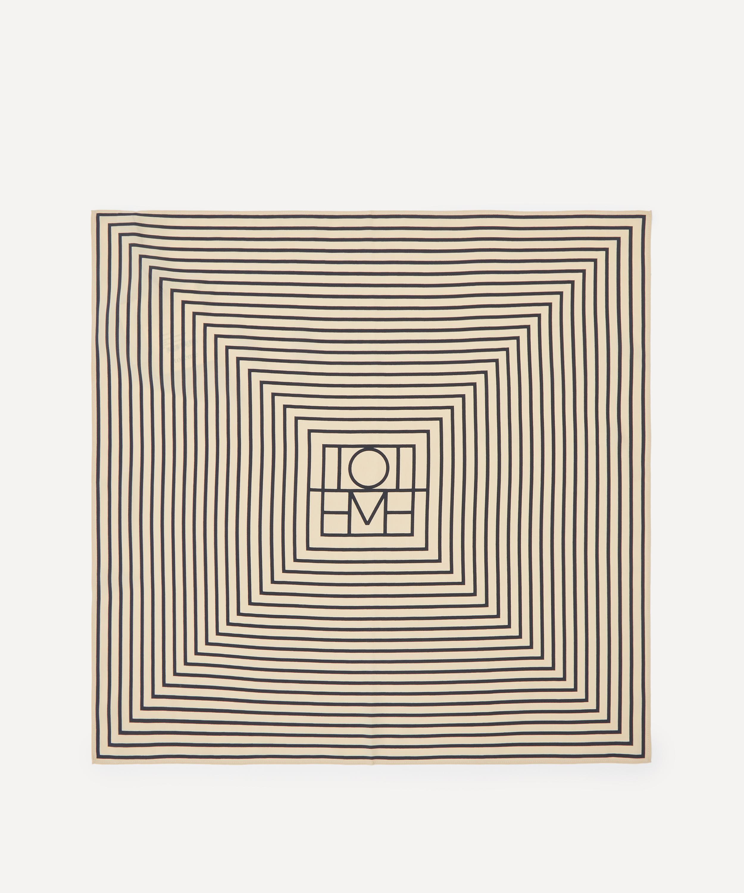 Totême Toteme Women's Signature Monogram Silk Scarf