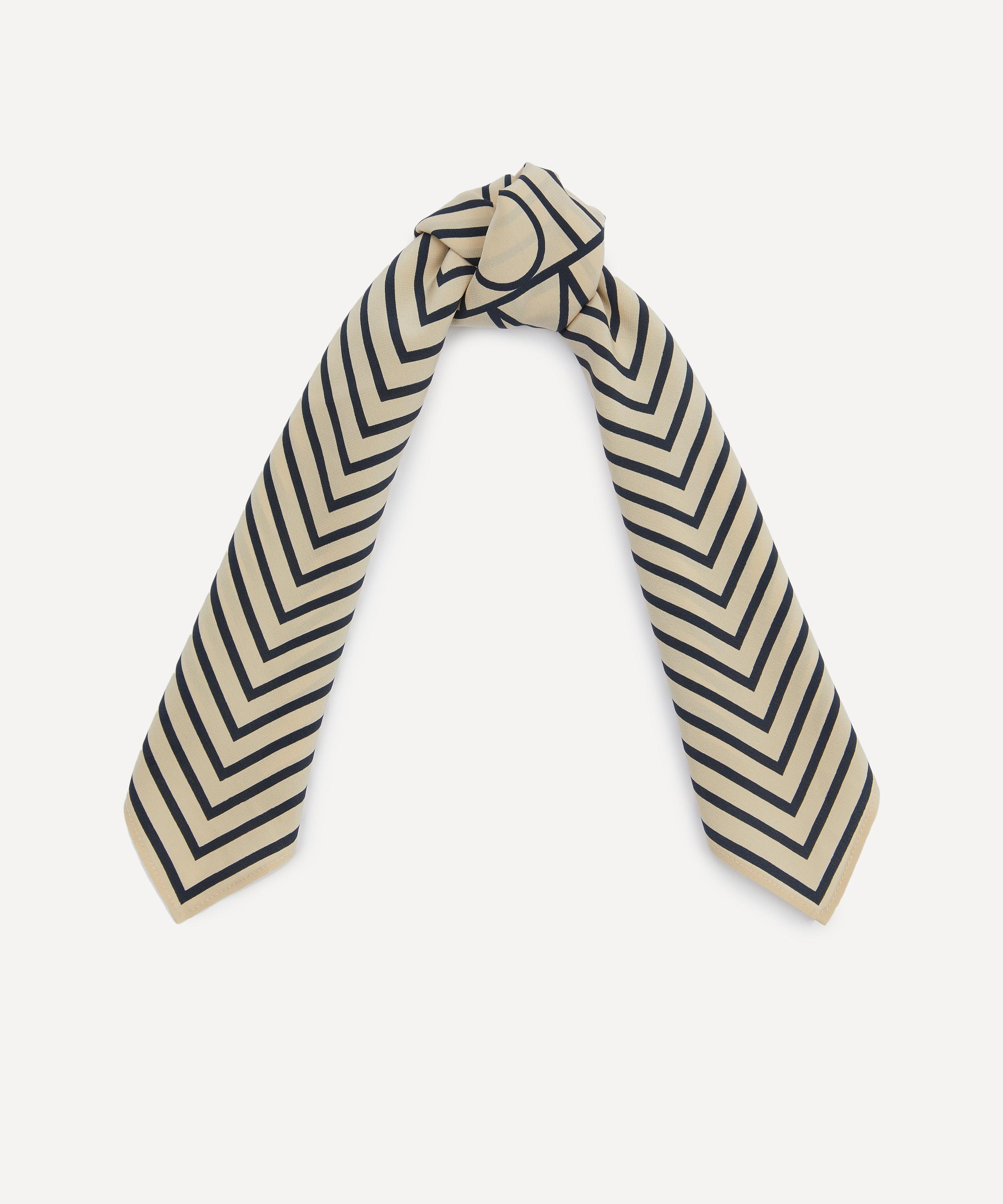 Totême Toteme Women's Signature Monogram Silk Scarf In White