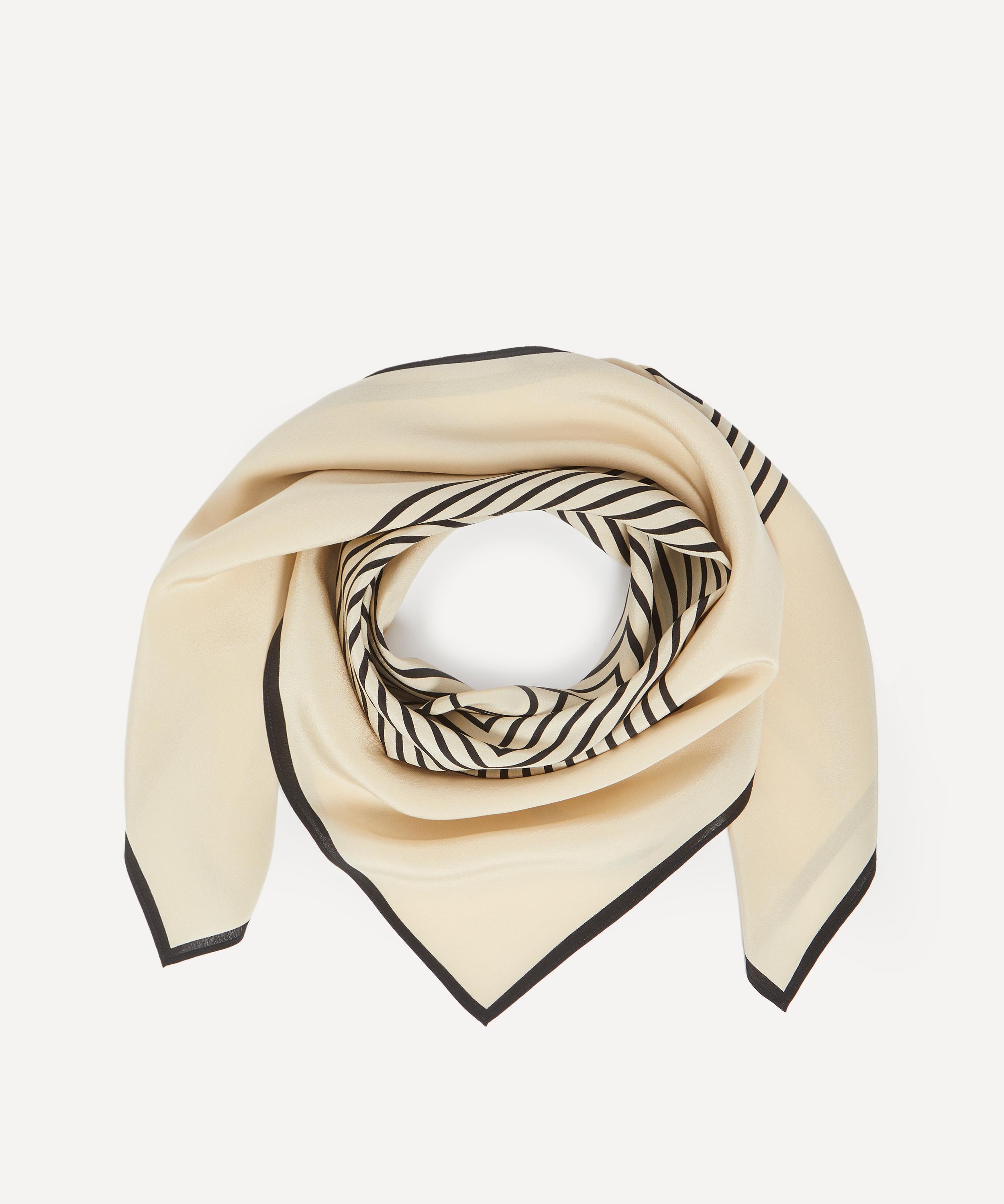 Totême Toteme Women's Centred Monogram Silk Scarf