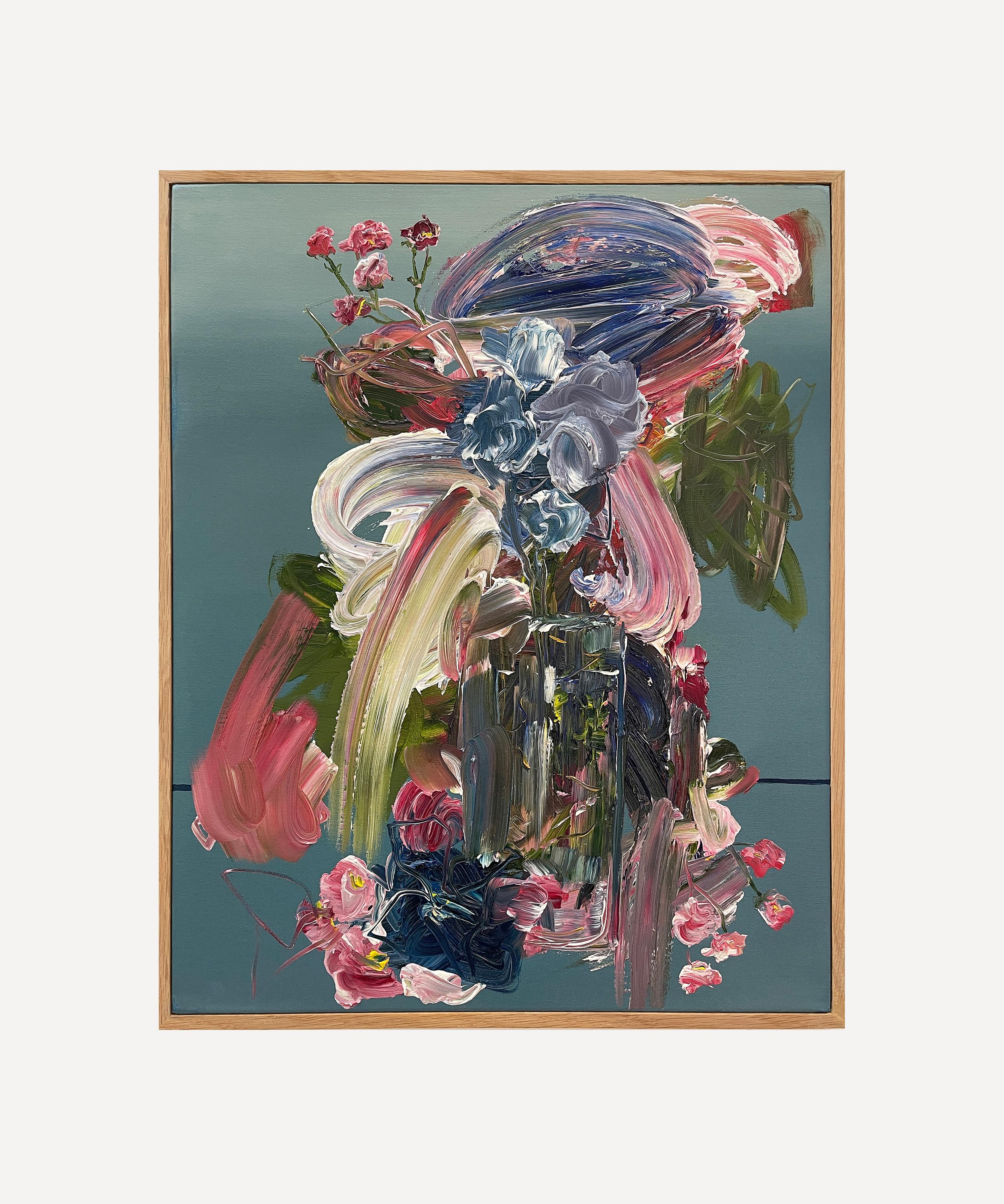 Shop Miranda Boulton Falling Blue Iii Original Framed Painting