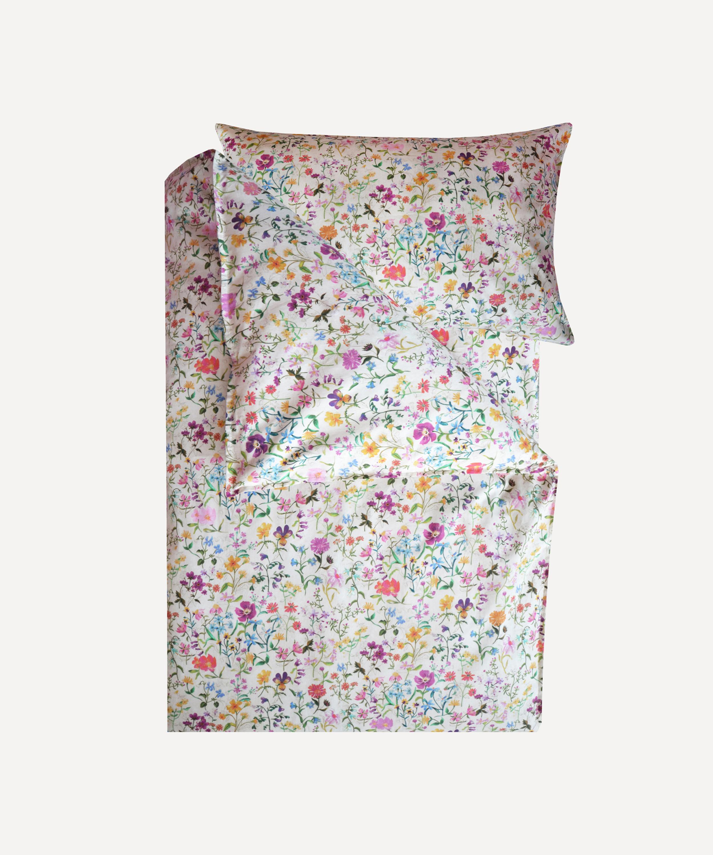 COCO & WOLF COCO & WOLF LINEN GARDEN SINGLE DUVET COVER SET 