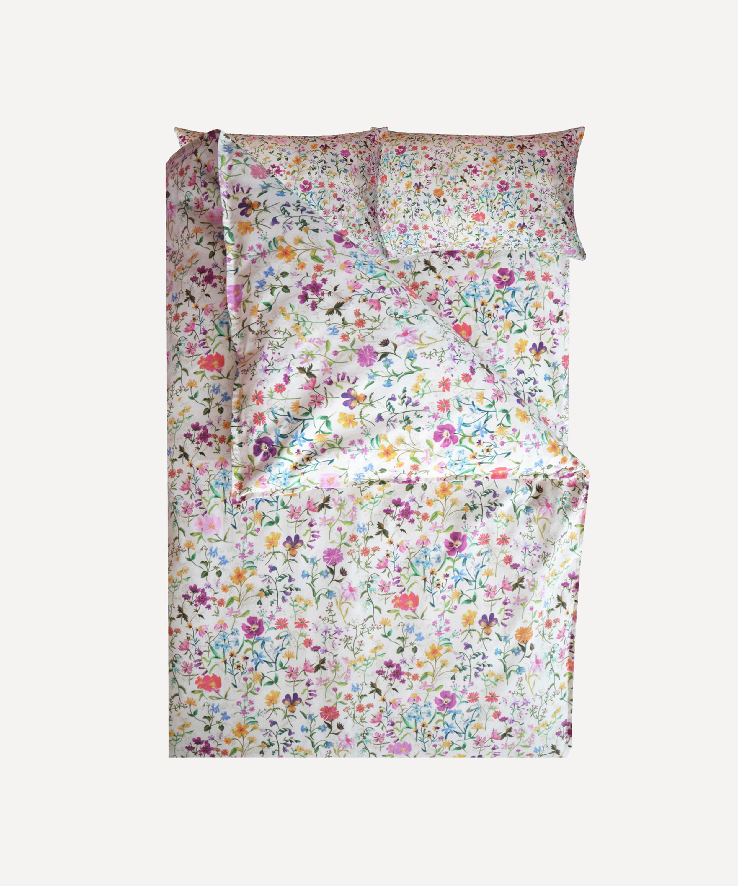 COCO & WOLF COCO & WOLF LINEN GARDEN SUPER KING DUVET COVER SET 