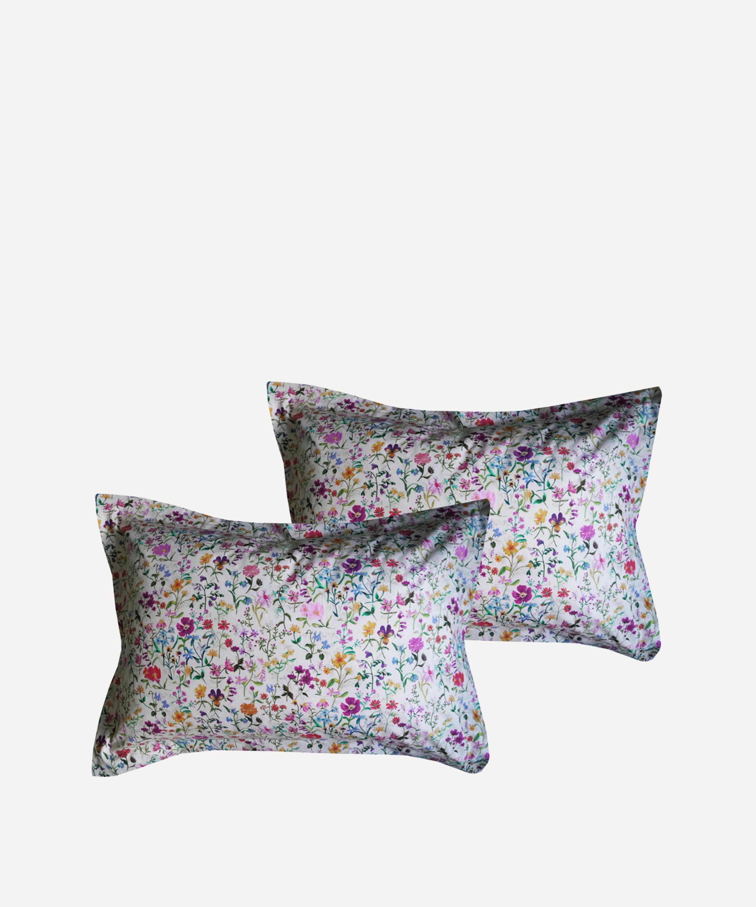 COCO & WOLF COCO & WOLF LINEN GARDEN OXFORD PILLOWCASES SET OF TWO 