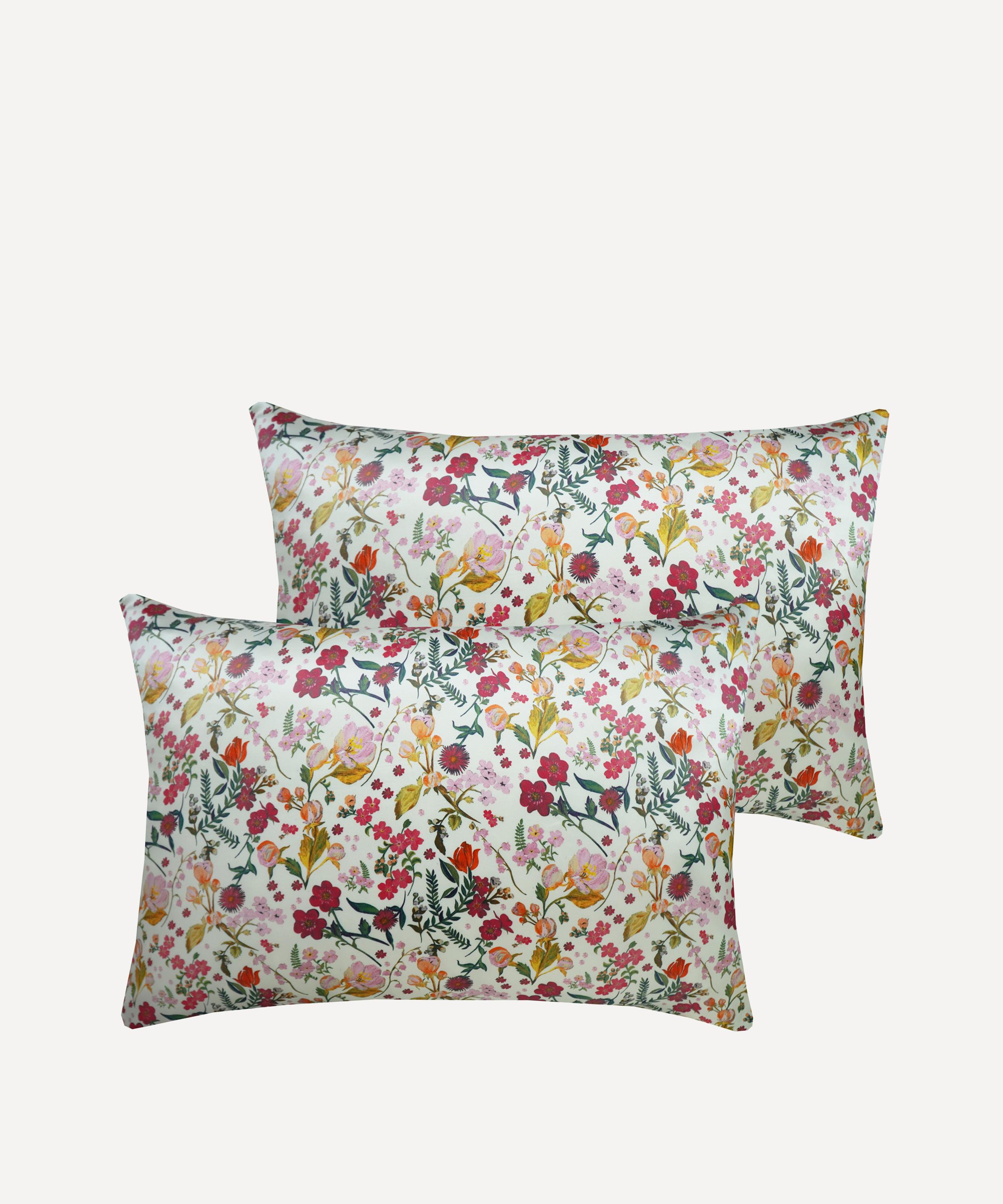 COCO & WOLF COCO & WOLF HEIDI SILK PILLOWCASES SET OF TWO 