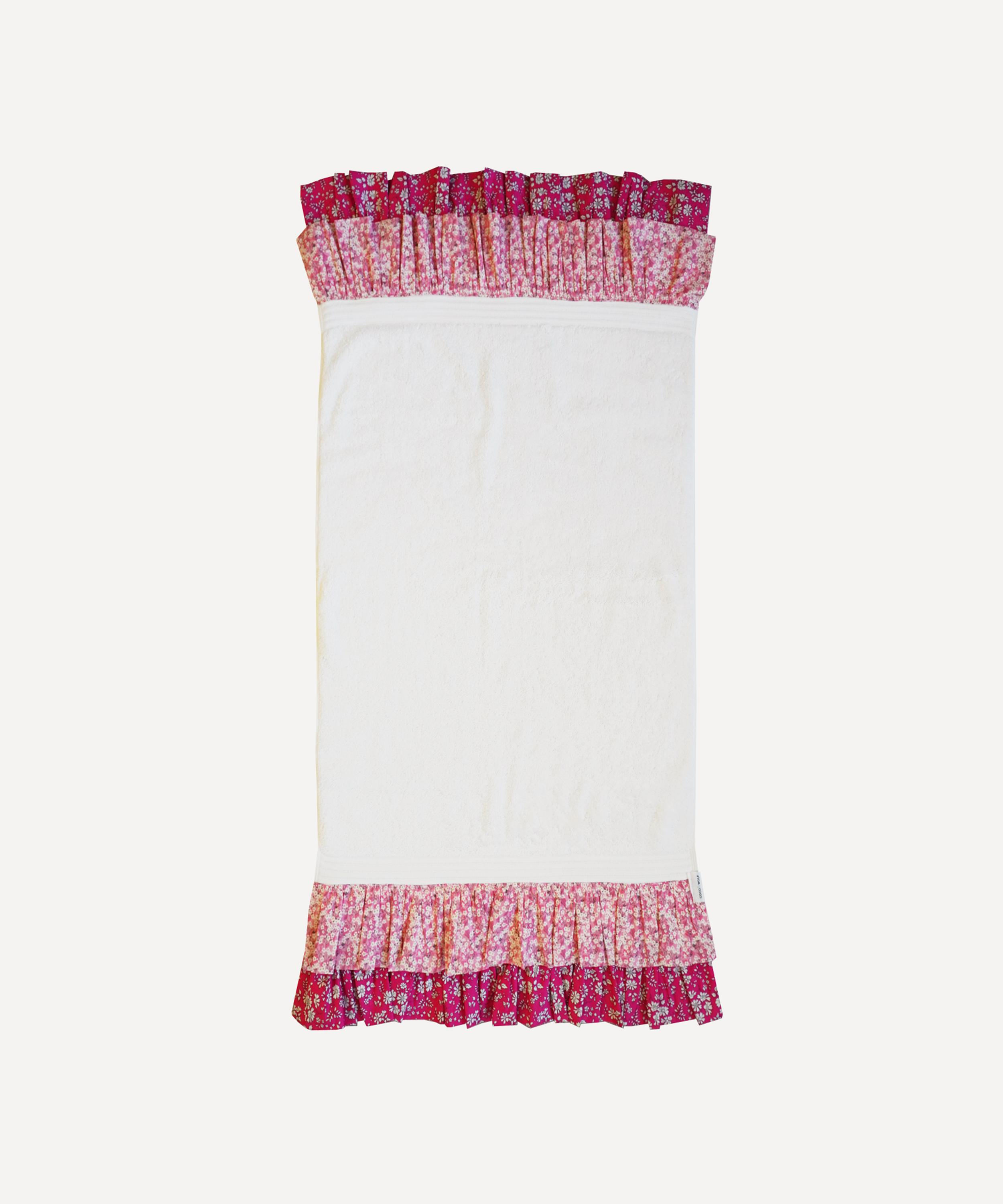 Coco & Wolf Mitsi Valeria Pink Double Ruffle Bath Sheet 150x97cm