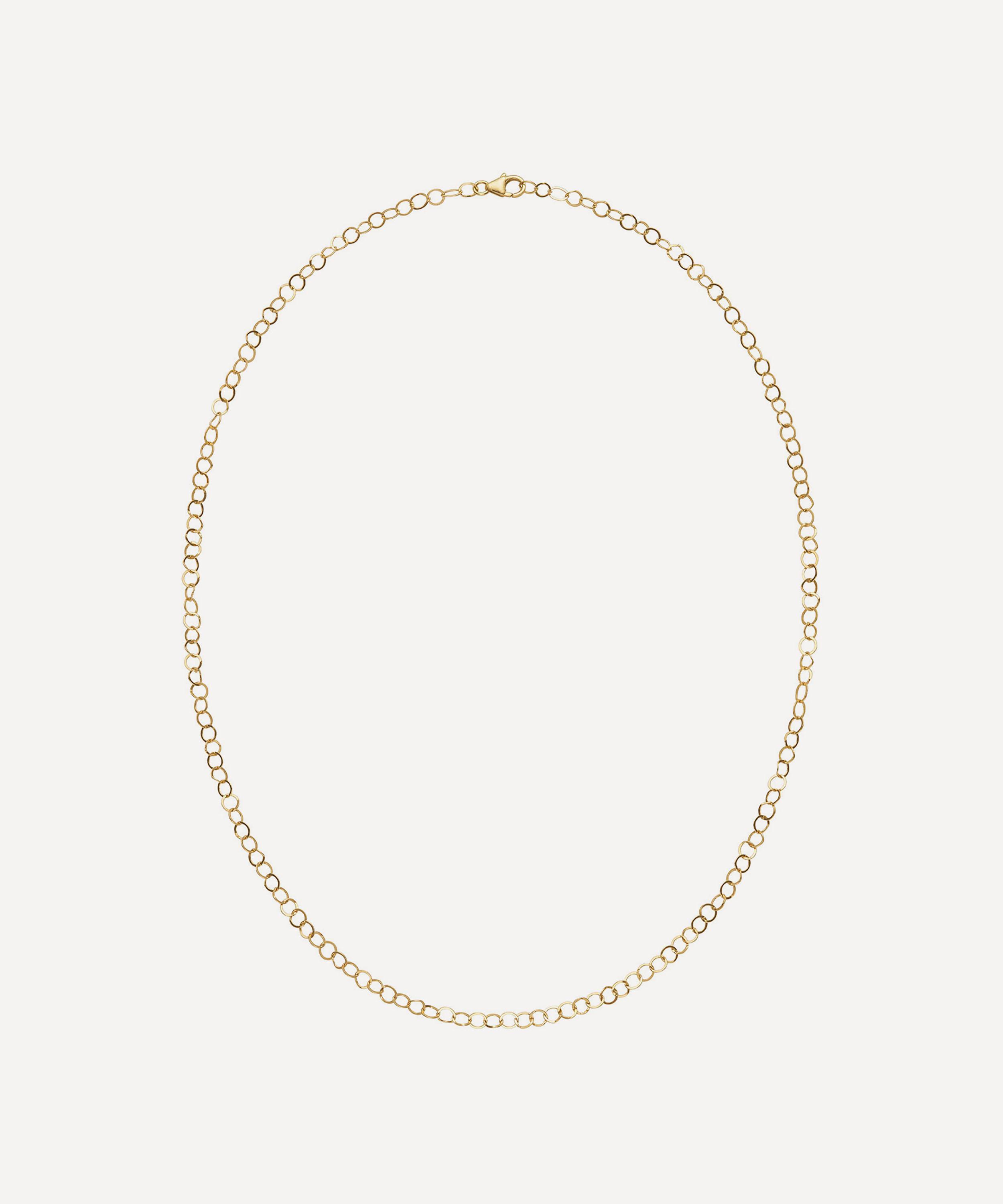Ellis Mhairi Cameron 14ct Gold Li Small Forged Link Chain Necklace